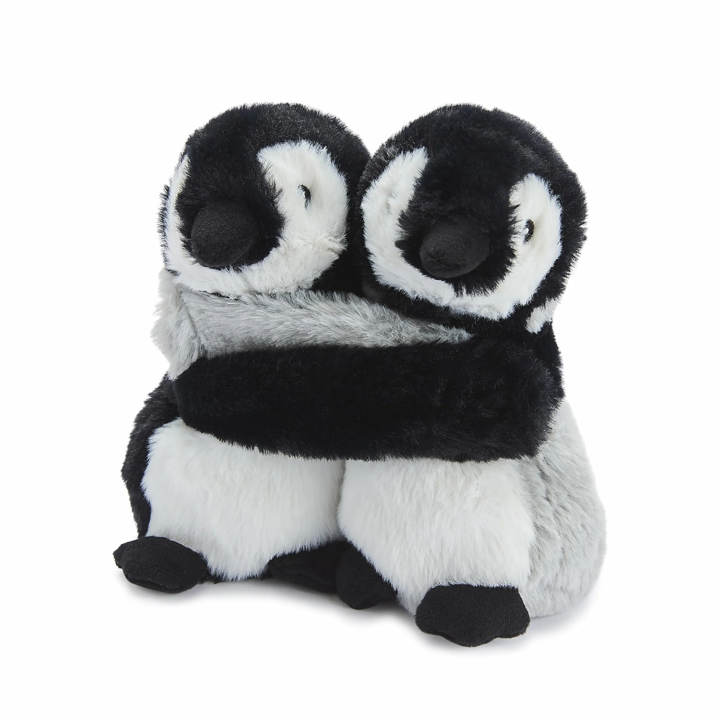 Warmies Warm Hugs Pinguino Sacchetti di Grano lavabili nel Microonde con Profumo di Lavanda Essiccata Francese, Peluche Completamente Riscaldabile per Sollievo dall'Ansia e dal Dolore