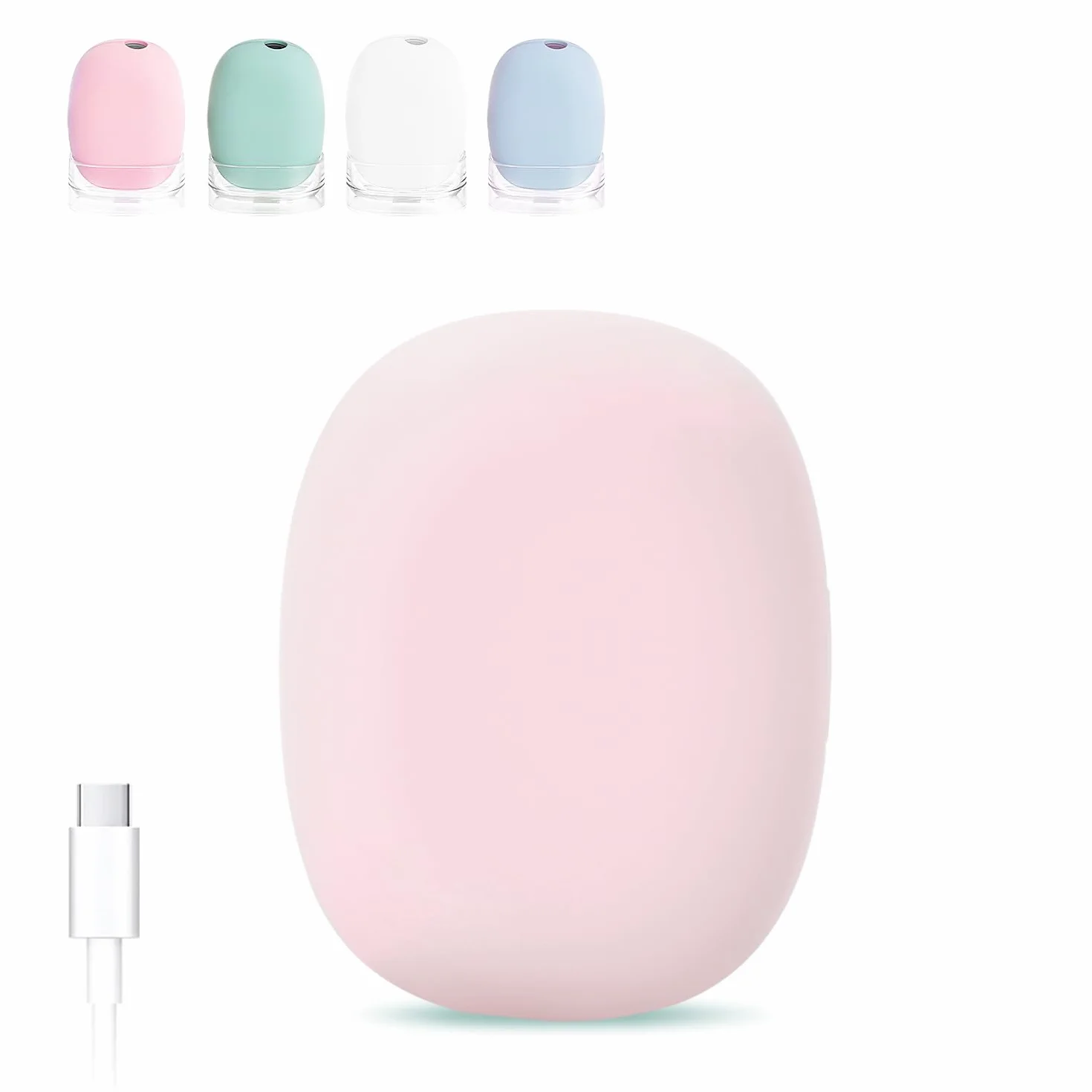 Custodia per spazzolino disinfettante UV, mini portaspazzolino portatile, sterilizzante, rosa, adatta a tutti gli spazzolini elettrici e manuali
