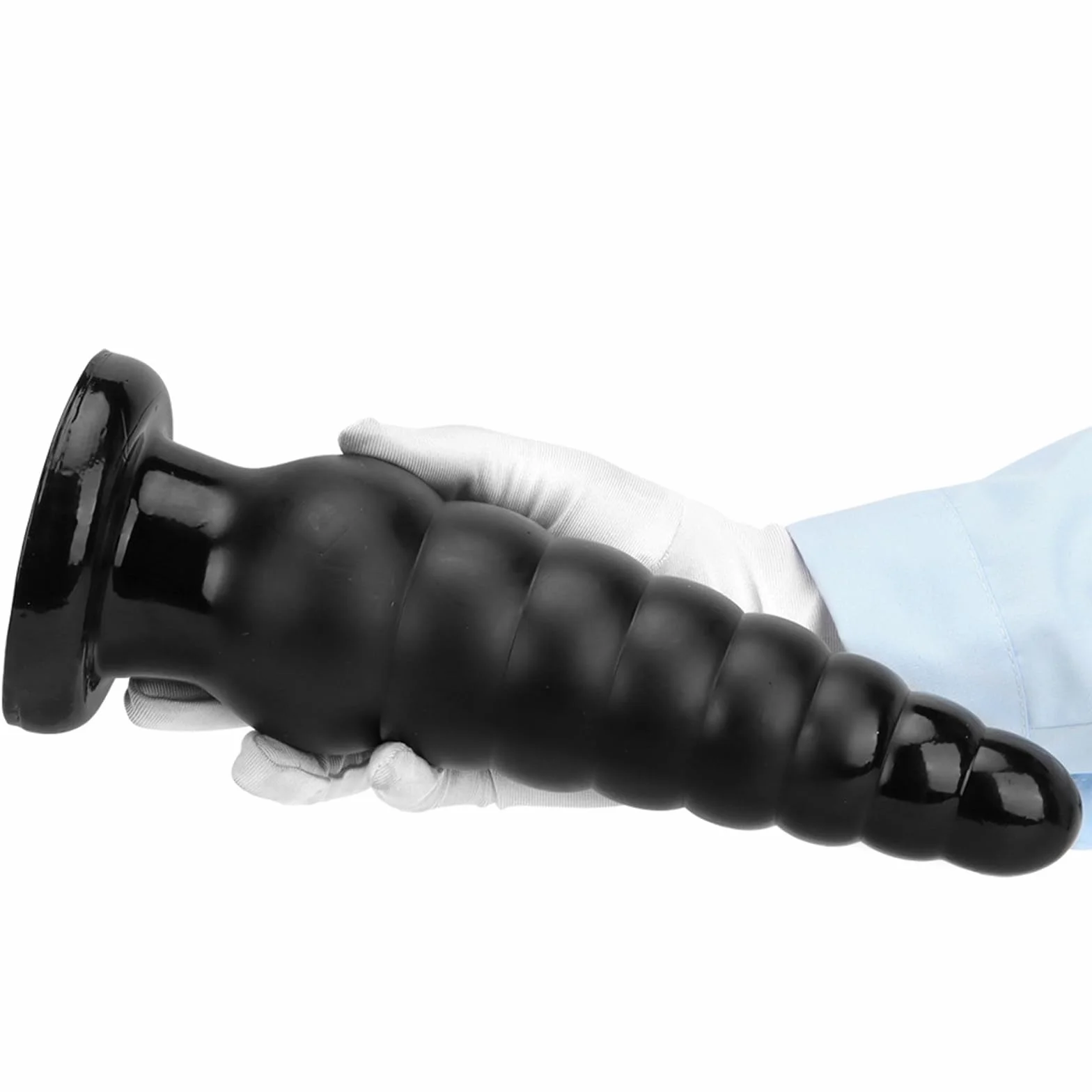 BDSMYOU Plug Anale Dildo Anale Dildo XXL Gigante con 8 Palline Anali e Ventosa,Sex Toys Extra Large Dilatatore Ano per Donna Uomo,Toys Sessuali per Donna Uomini Coppie (Nero)