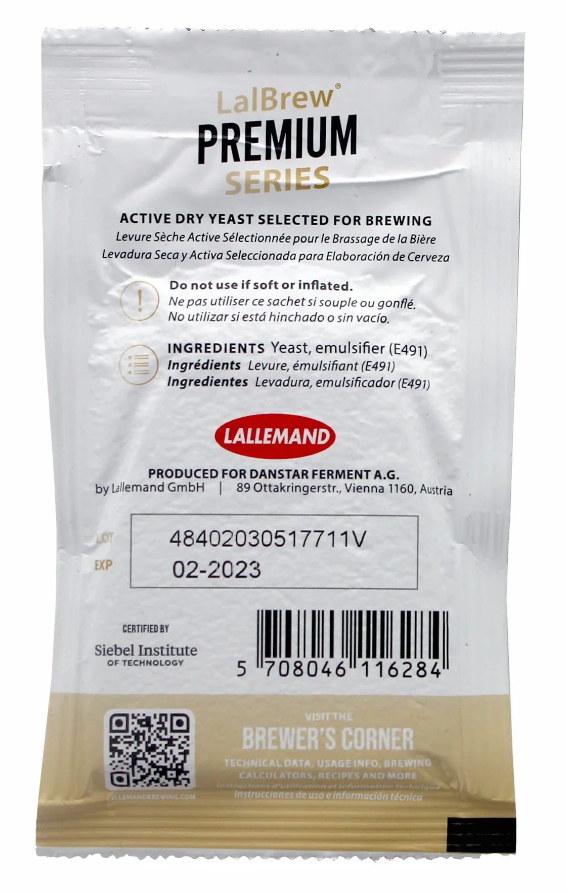 Lallemand LalBrew Farmhouse™ Lievito ibrido per birra Saison 11 g