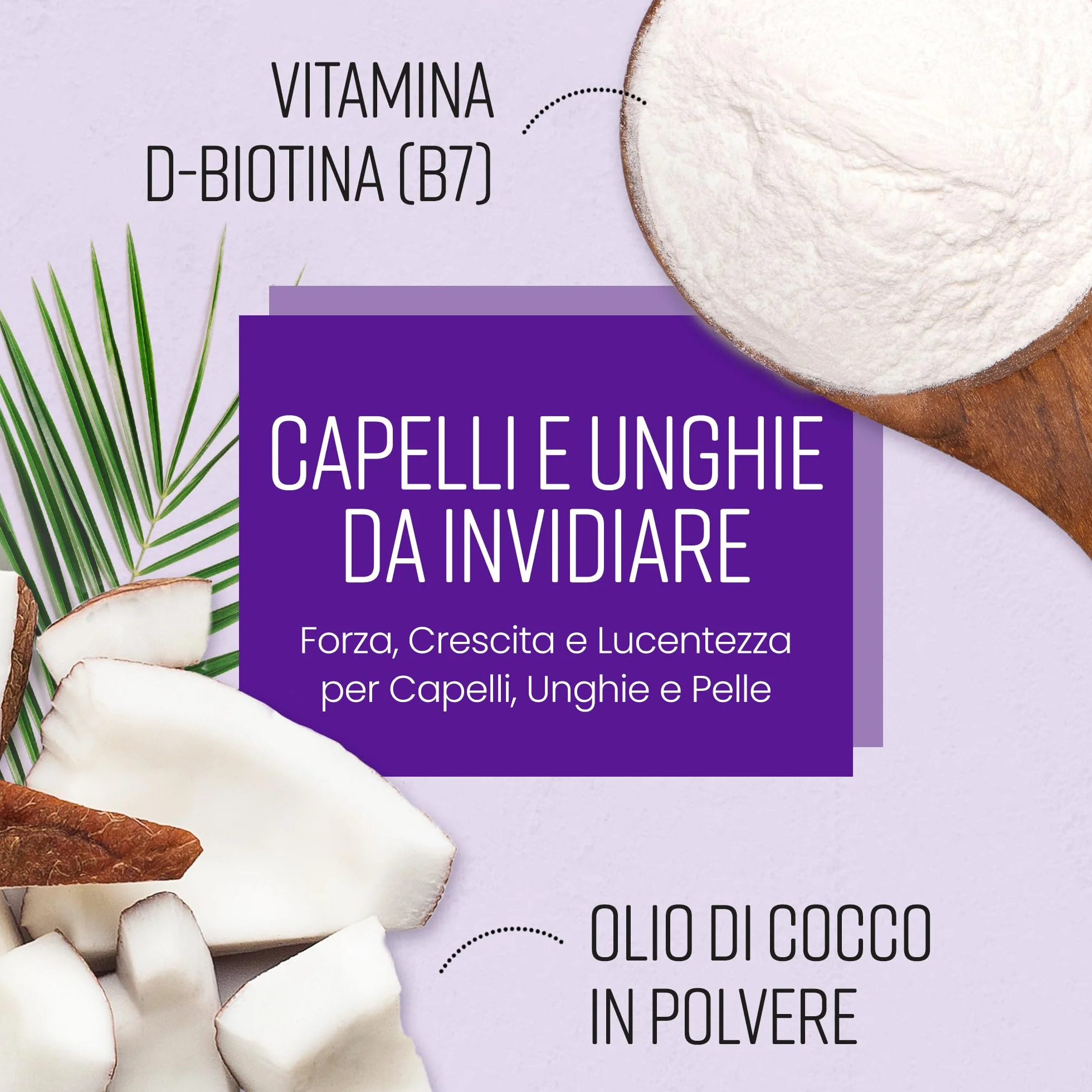 Biotina per Capelli Pelle e Unghie 12000 µg Compresse Integratore Vitamina B7