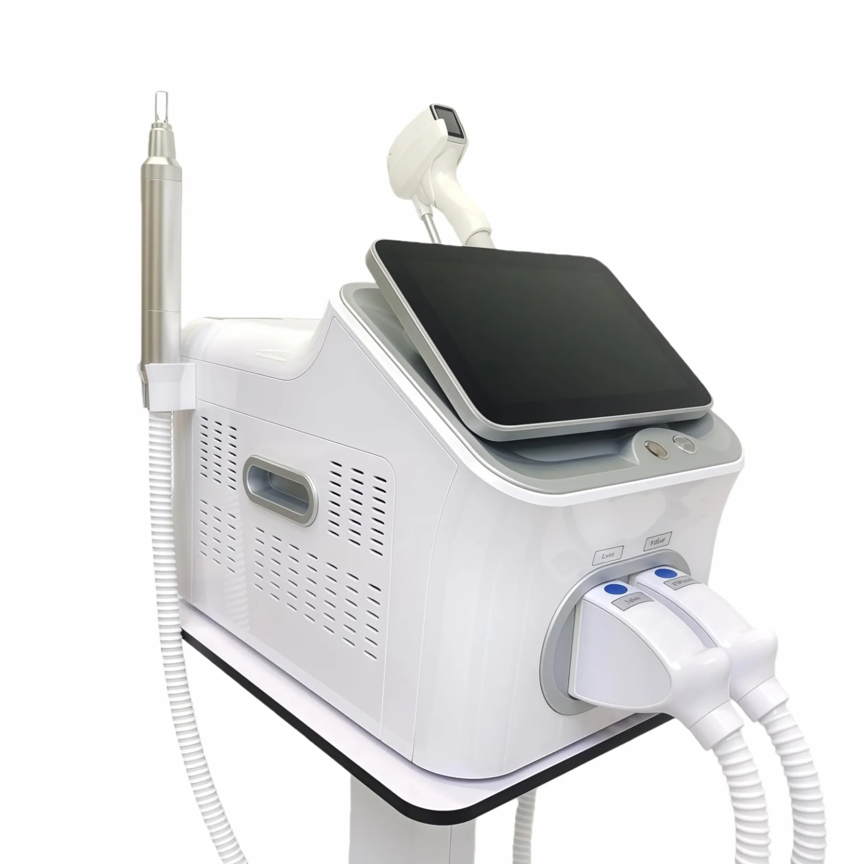 Professional 808nm diodo laser epilatore picosecond 2 in 1 ghiaccio titanio laser epilatore e rimozione tatuaggio, adatto per uso in salone di bellezza