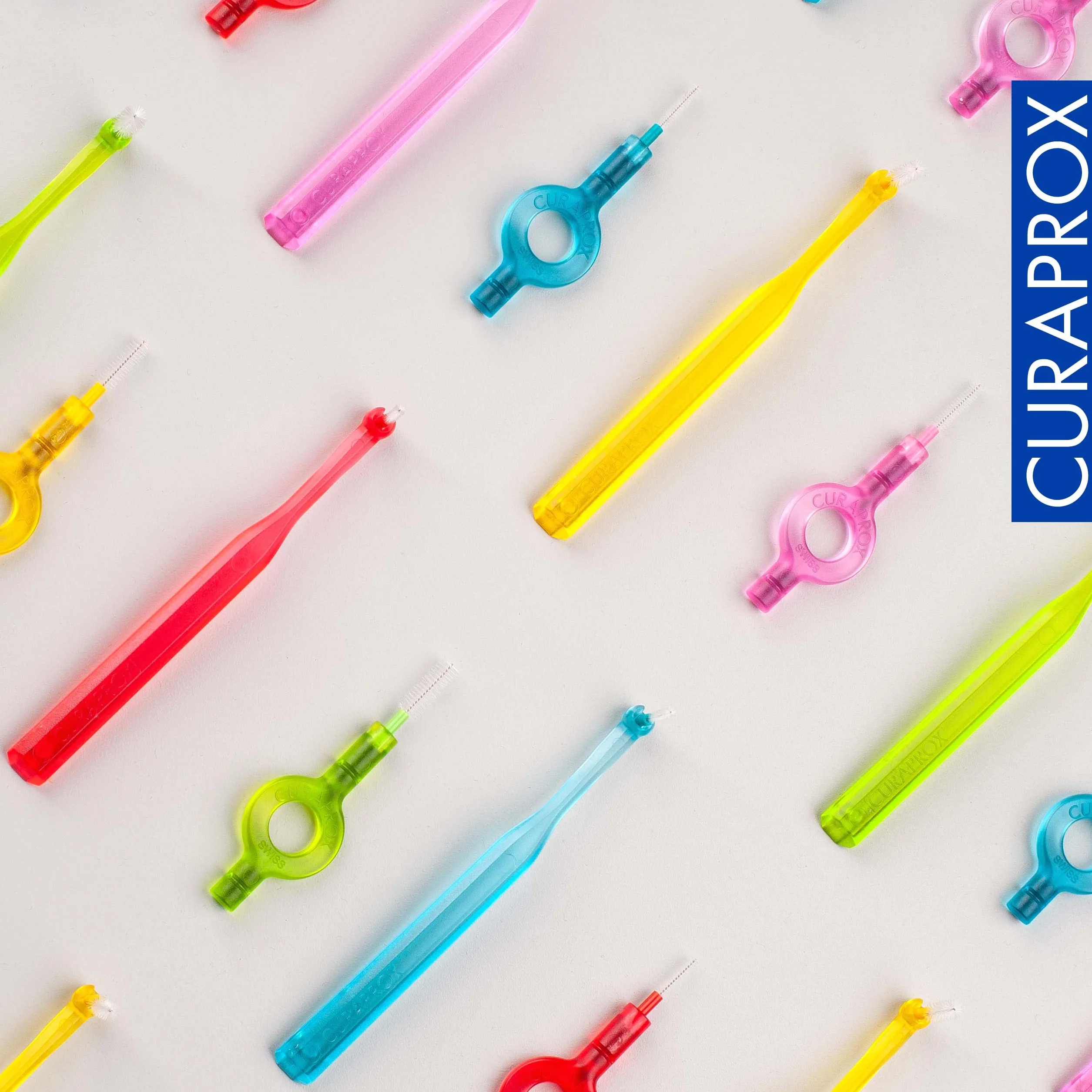 Curaprox CPS 06 Prime Interdental Brush Starter Set 5 spazzole 0.6 mm Turchese Swiss Made