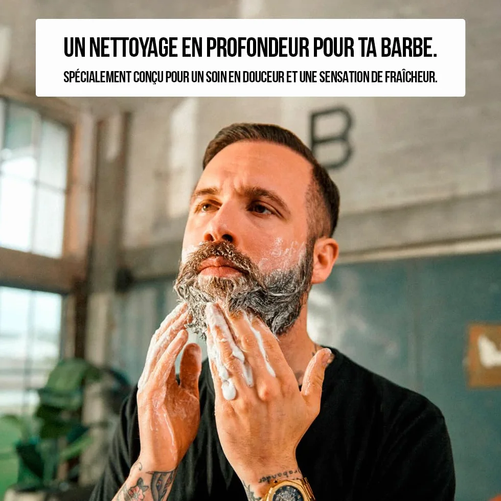 Brooklyn Soap Company, Shampoo da barba da 200 ml - Sapone da barba da uomo per la pulizia quotidiana e la cura della barba - Riduce la forfora & il prurito