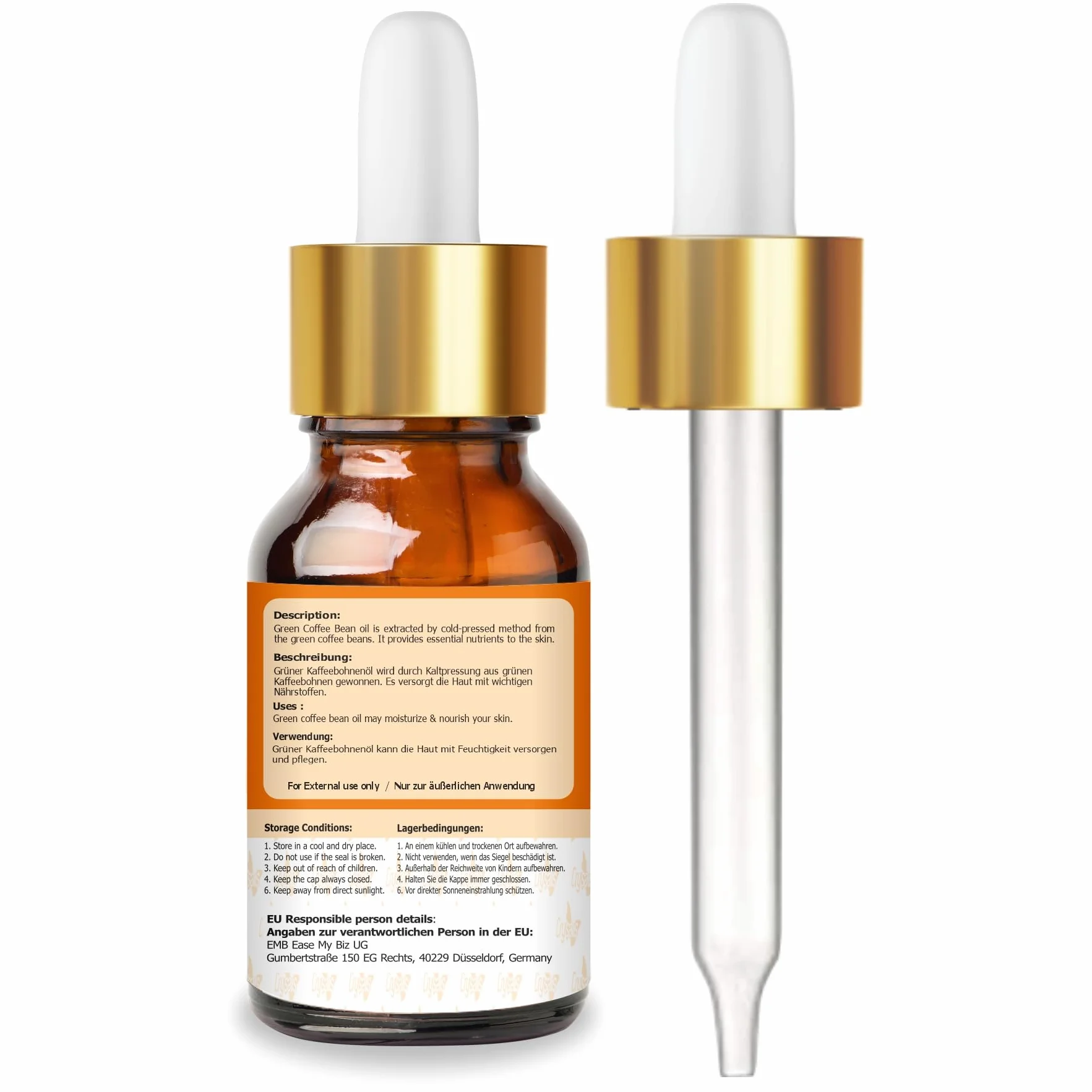 Olio di chicchi di caffè verde Crysalis Coffea Arabica 30 ml