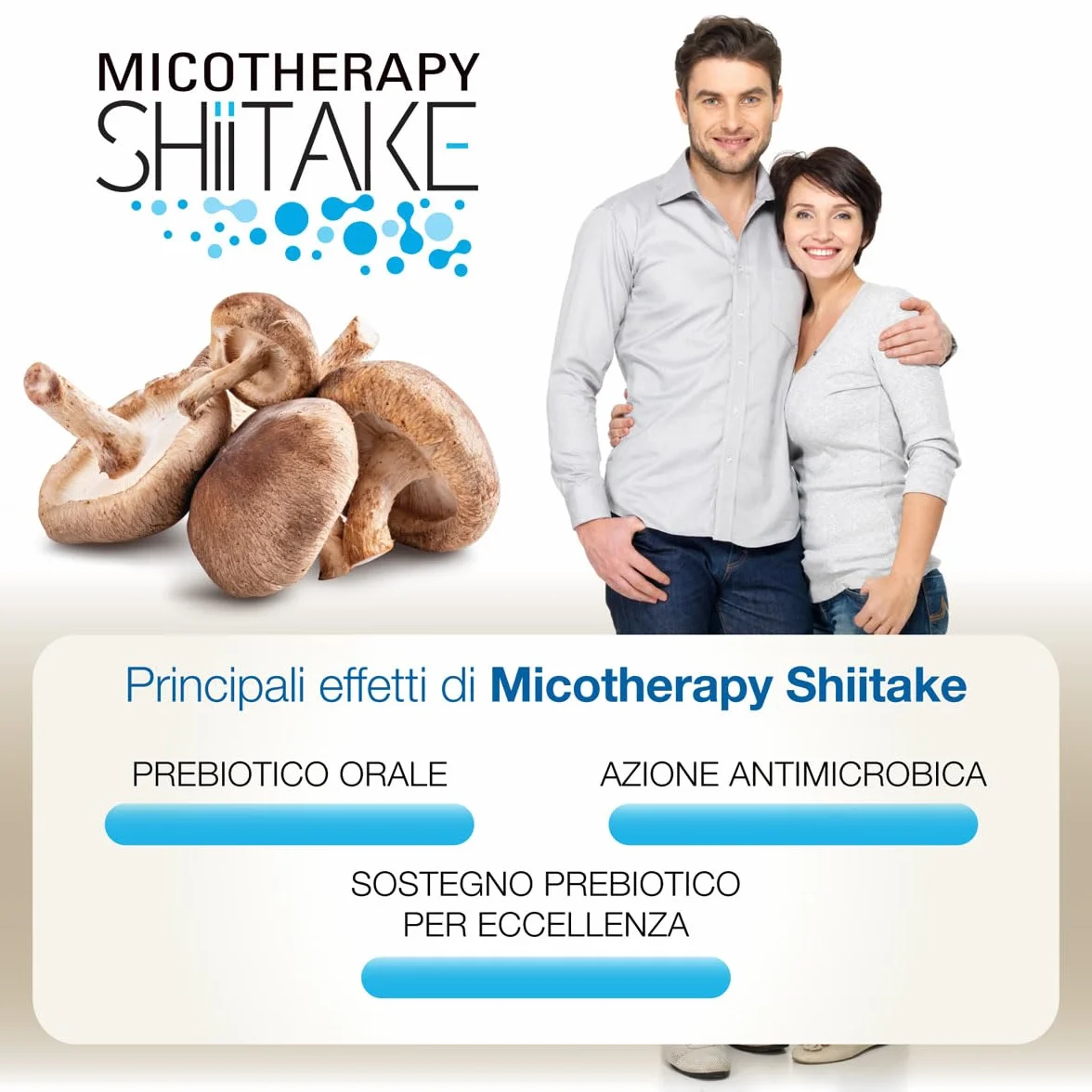 AVD REFORM | Micotherapy Shiitake – Integratore con Shiitake (Lentinula edodes) da coltivazione biologica per vitalità e difese naturali – 90 capsule – Prodotto in Italia