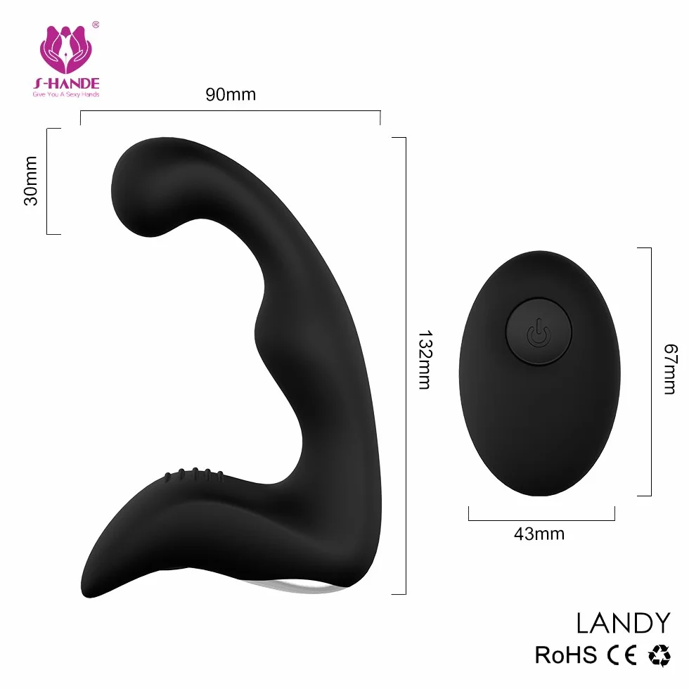 - Massaggiatóre Próstatico,Silicone Vibràtóre con 9 Modalità Di Vibrazione, Morbido Vibratǒri per Donna e Uomo Stimólazione Clitòridea e Puntó G Massaggiatóre Nero