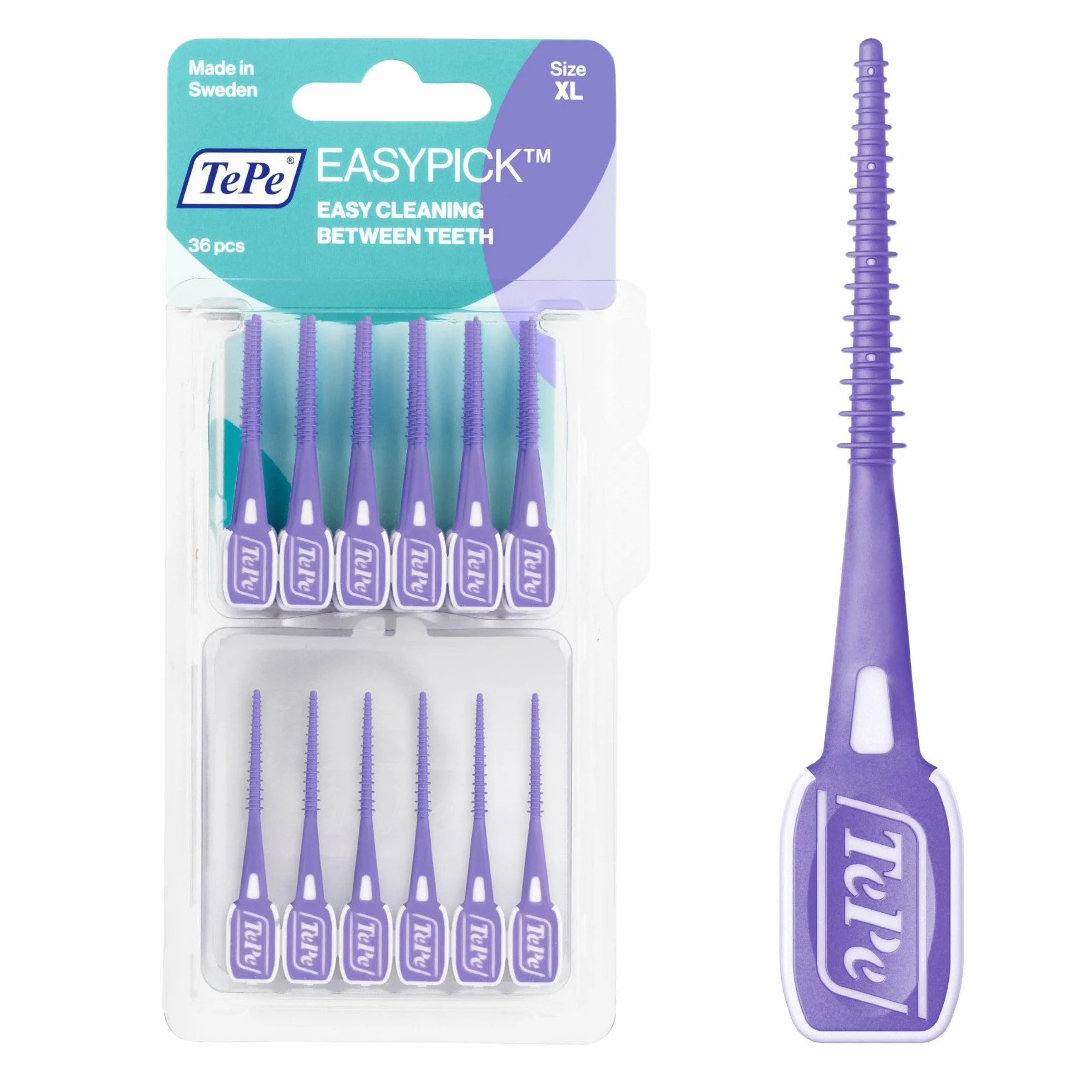 TePe EasyPick Stick Interdentale Viola ISO XL 36pz