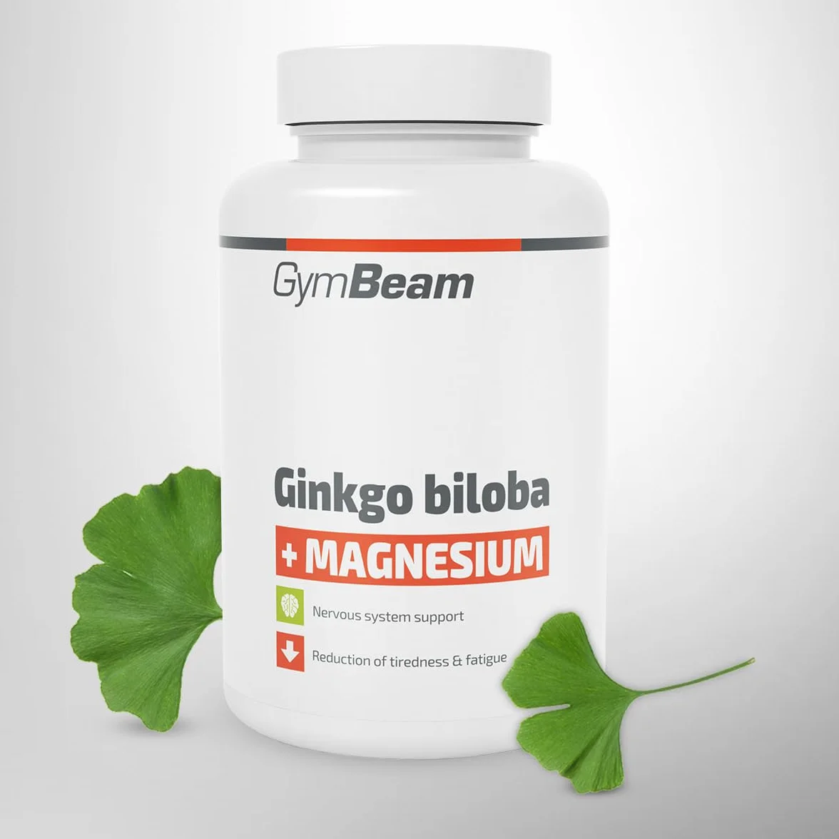 GymBeam Ginkgo Biloba e Magnesio Integratore 90 capsule 60mg Ginkgo Biloba 150mg Magnesio