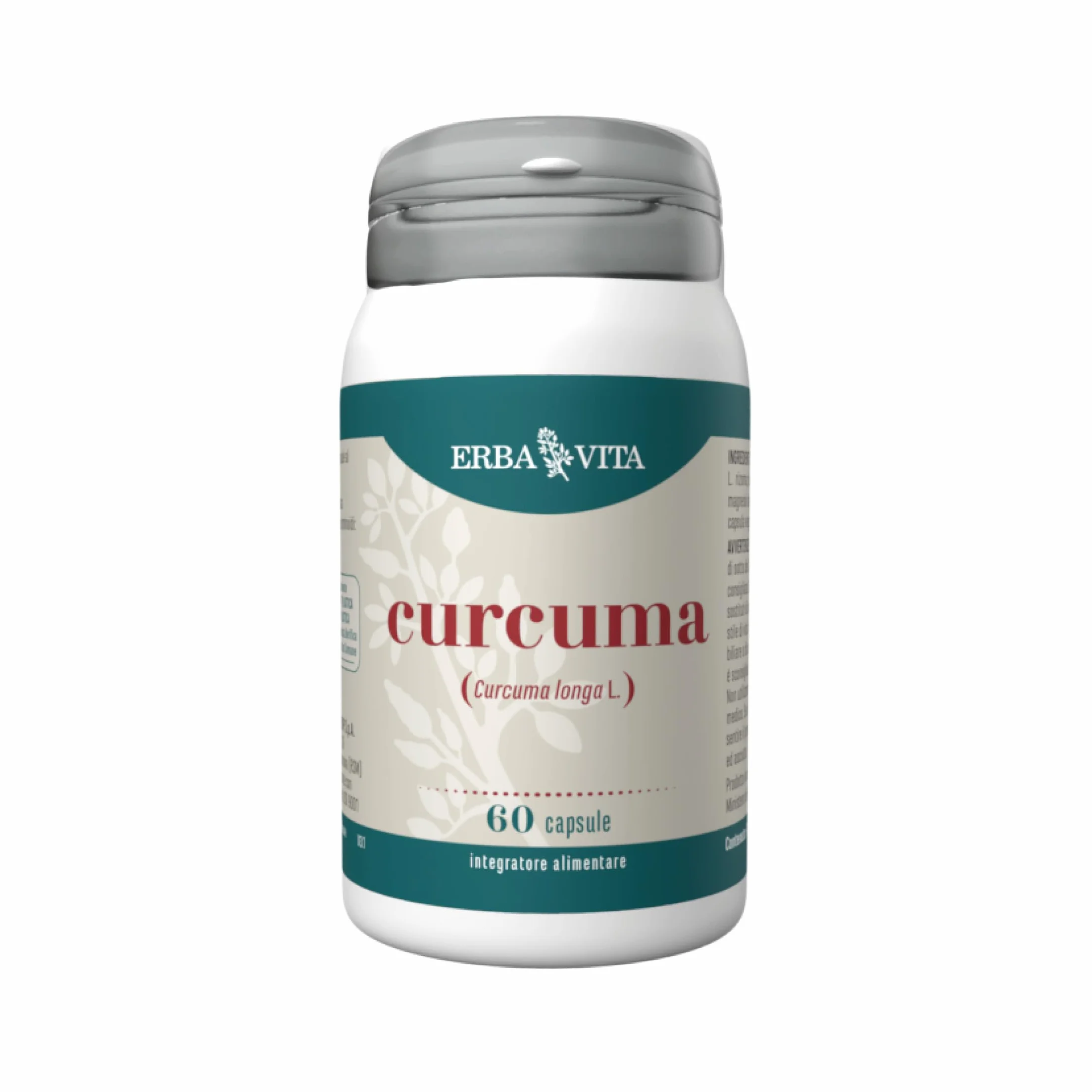 ERBA VITA Integratore Alimentare Curcuma 60 Capsule Funzionalità Articolare
