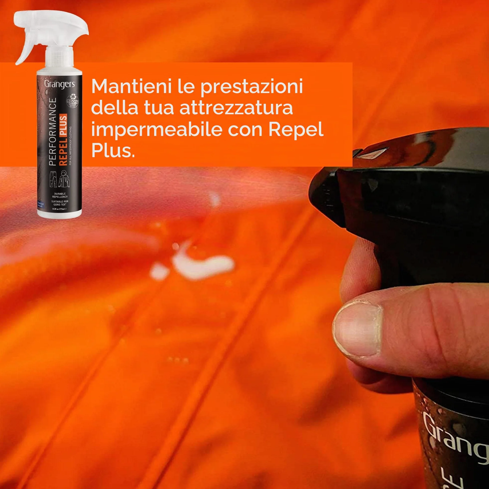 Grangers Performance Repel Plus 500 ml impermeabilizzante spray per abbigliamento outdoor