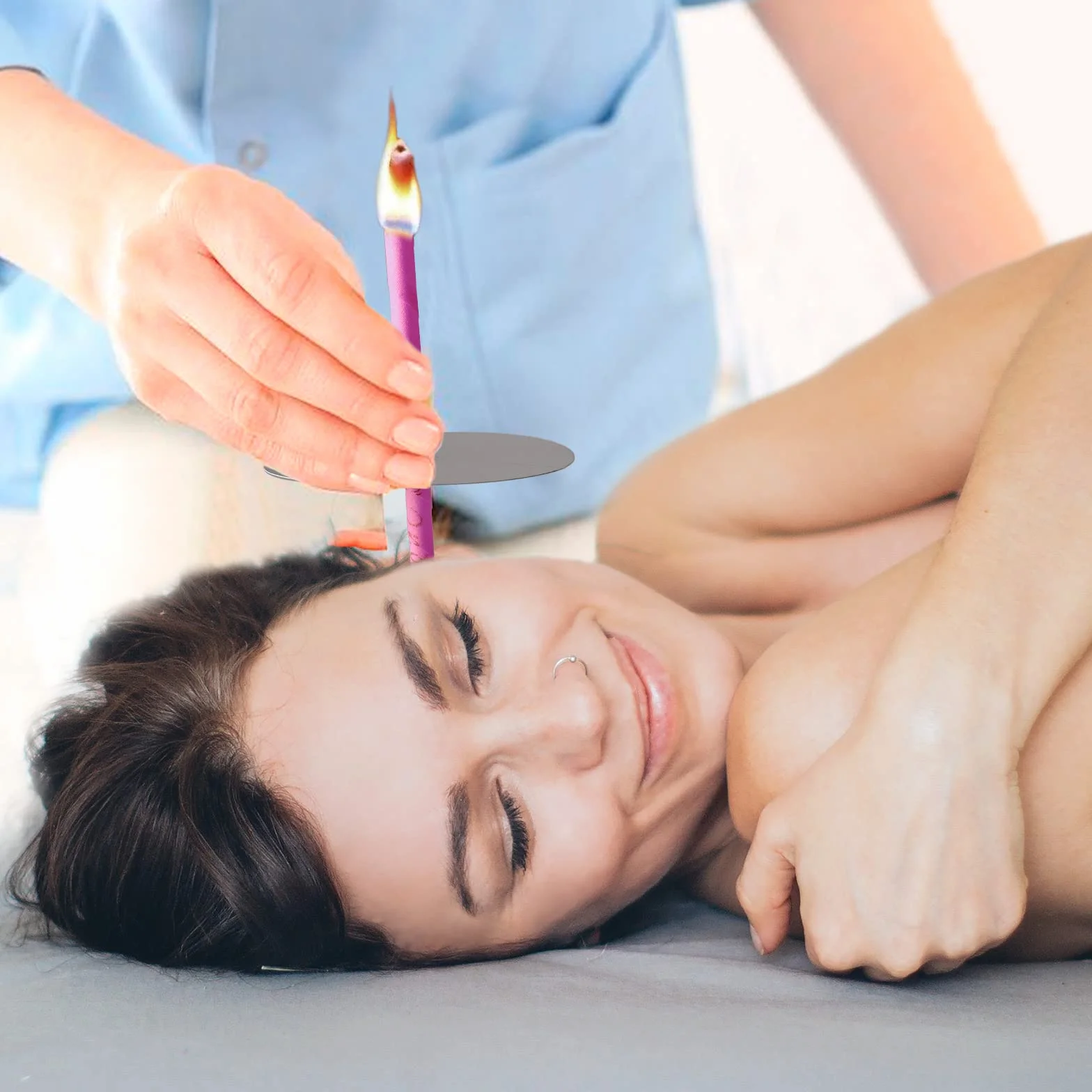 20 Pezzi 8 Diverse Fragranze Coni per Orecchie,25cm Cono Orecchie Cerume con 10 Dischi Protettivi e Tampone di Cotone,per Rimuovere la Cera Dell'orecchio,Relax e Pulizia
