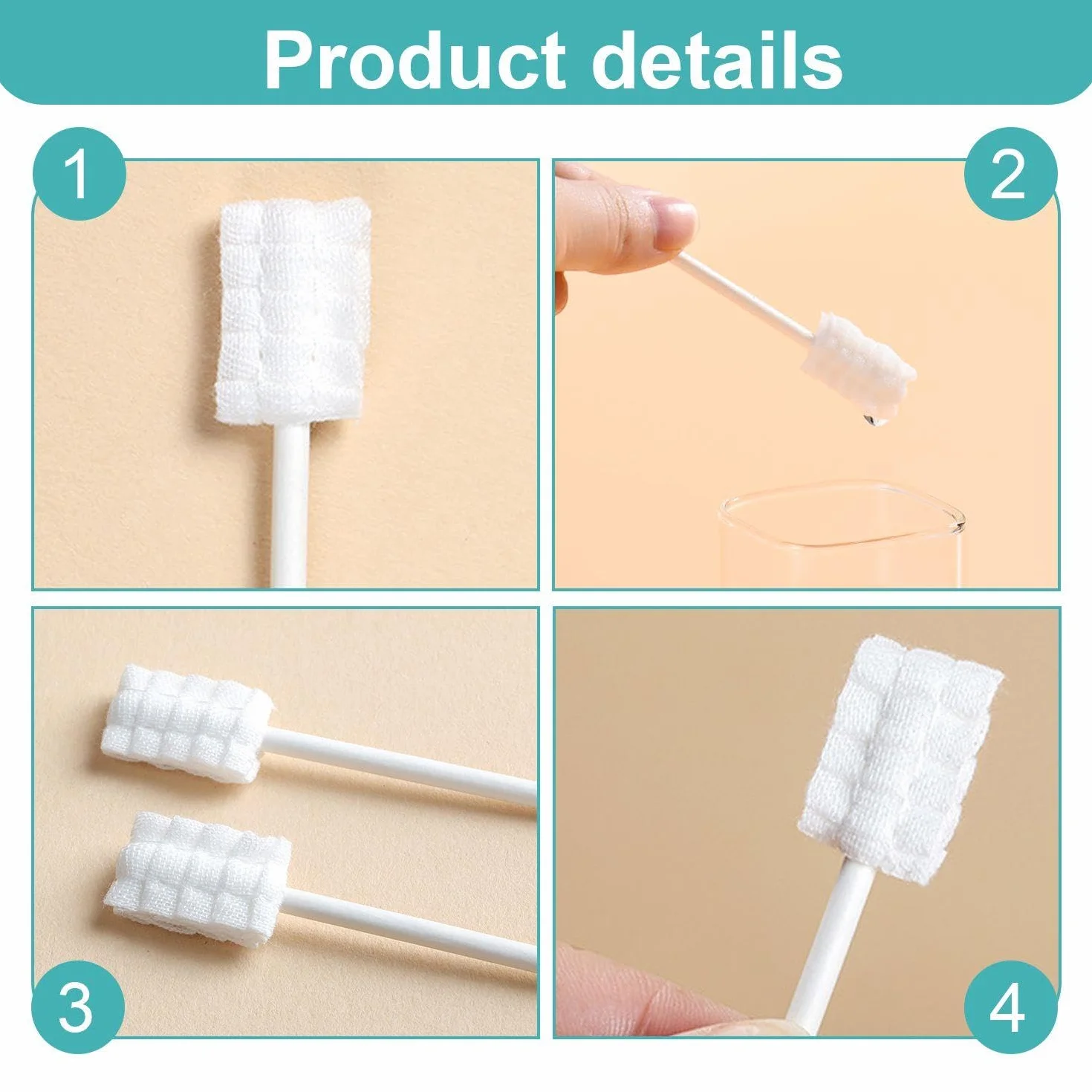 Confezione Da 30 Puliscibocca Per Neonati, Puliscibocca Per Neonati, Puliscibocca, Spazzolino Per Dentini Con Setole Morbide, Bastoncini Cotonati Per Bambini