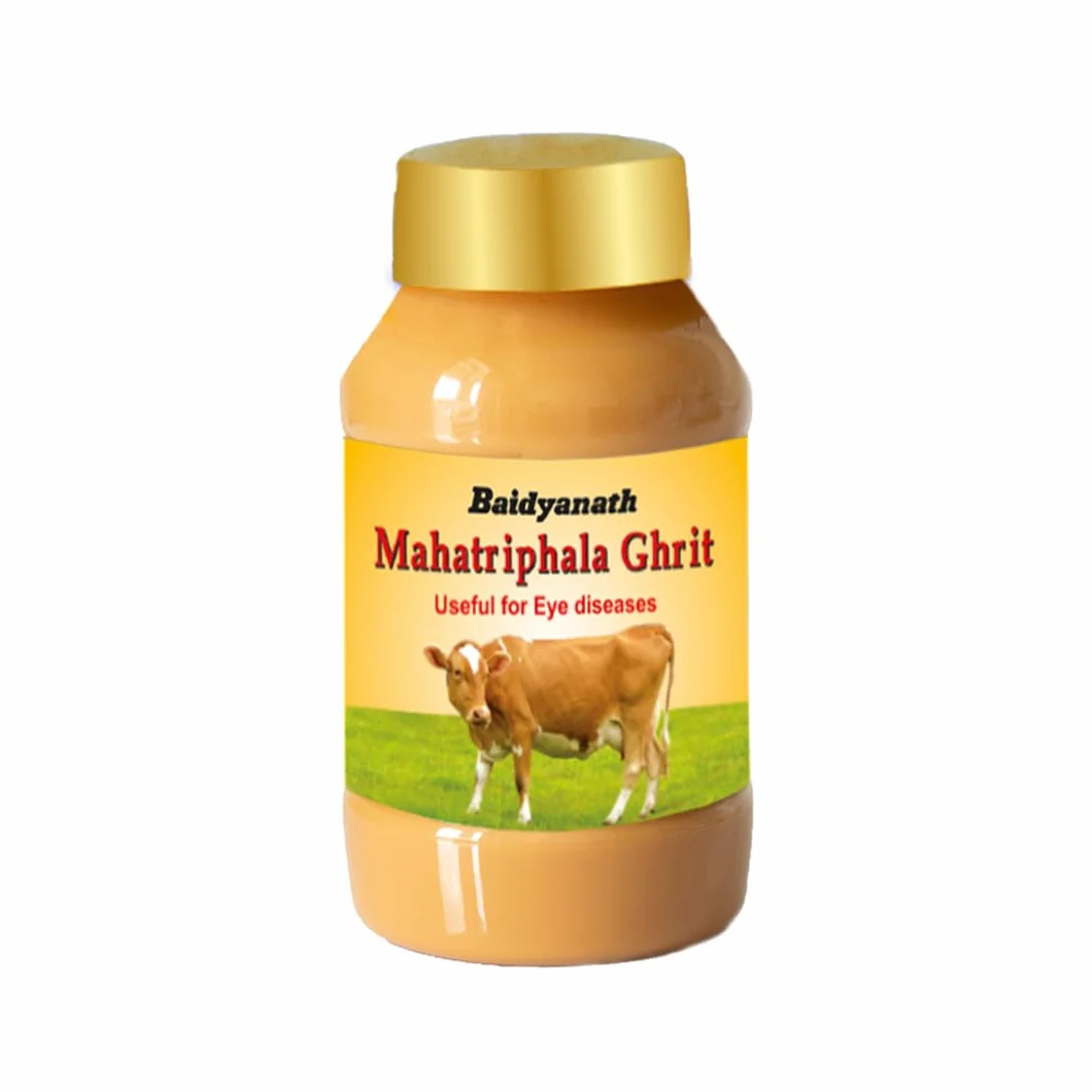 Baidyanath MAHA Triphala Ghrita - 100 ml | Formula ayurvedica per la cura degli occhi con Triphala | Vasak & Nilophar per la salute e il benessere generale degli occhi