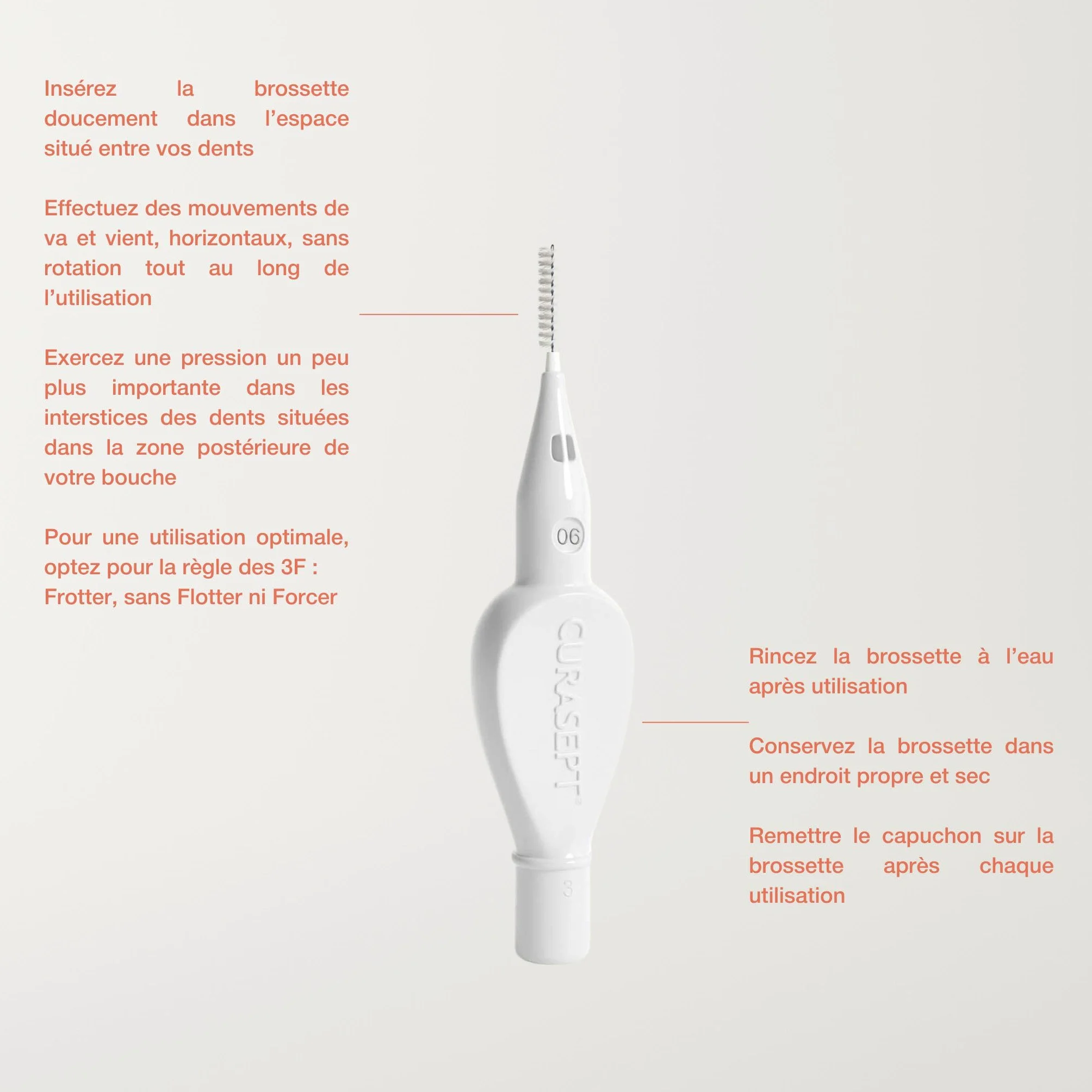 CURASEPT Scovolini Dentali Originali Proxi P06 0,6 mm 6 pz