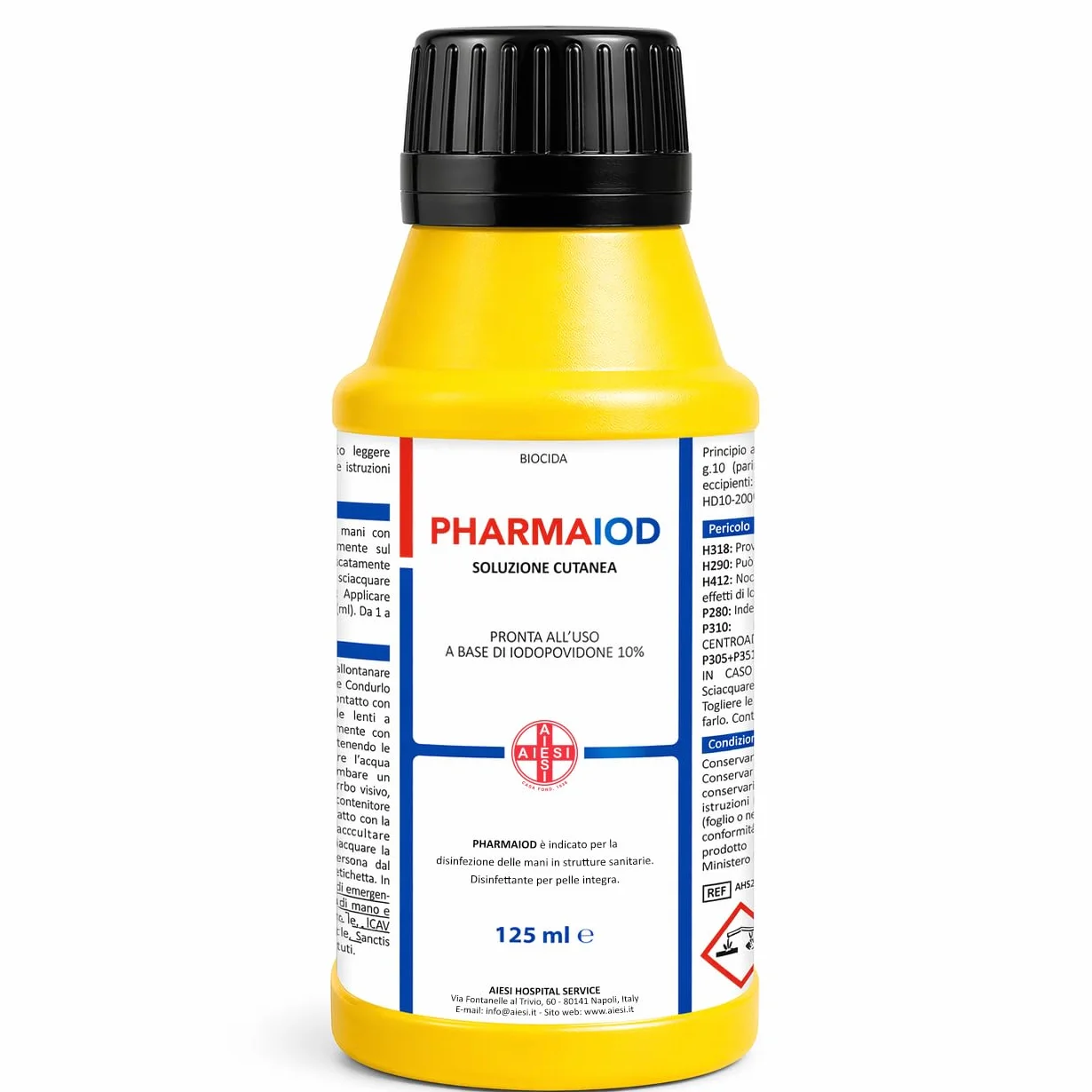 AIESI Disinfettante Iodopovidone 10% 125 ml PHARMAIOD