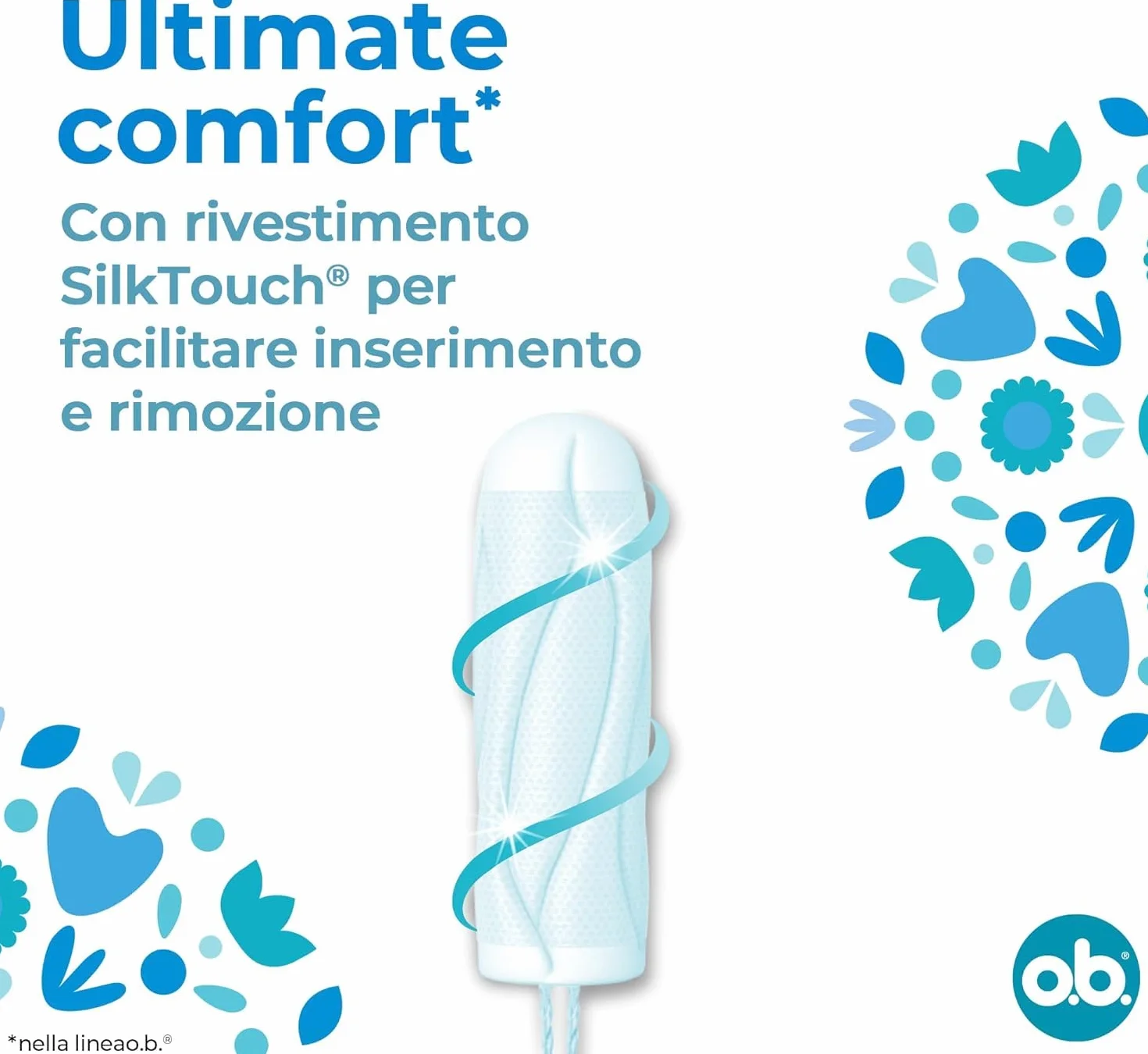 o.b. ProComfort Super Plus Assorbenti Interni, Flusso Molto Intenso, Inserimento e Rimozione Facile, 16 unità (Confezione da 10)