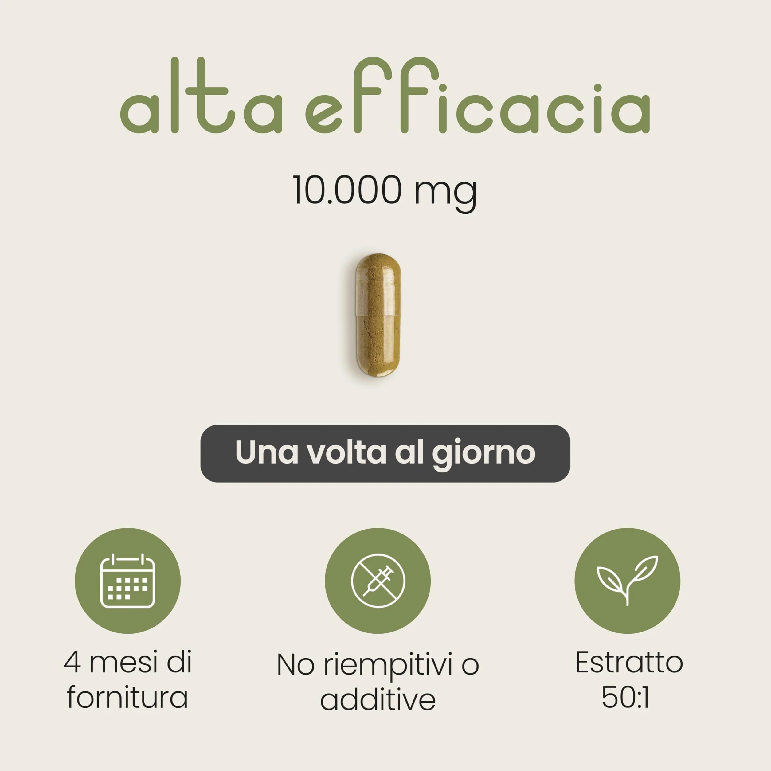 Capsule di Moringa Pura 10.000 mg Alto Dosaggio 4 Mesi Senza Additivi Superalimento Vegano in Polvere Estratto Puro di Foglia di Moringa VitaBright