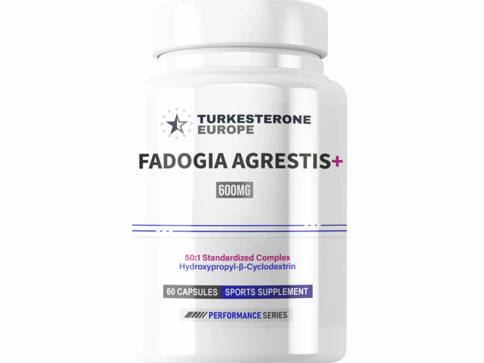 Fadogia Agrestis+ 50:1 with HydroPerine™ - 60 V-Capsules 1 Bottle
