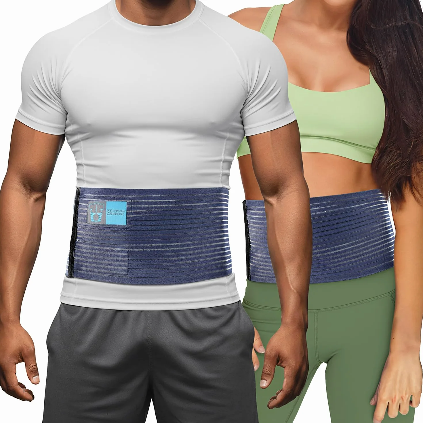 Everyday Medical Cintura Ernia Ombelicale Ernia Addominale per Ombelico Supporto I Ernia Dell'ombelico per Donne e Uomini I Cinto per Ernia Aiuta ad Alleviare il Dolore I Umbilical Hernia Belt
