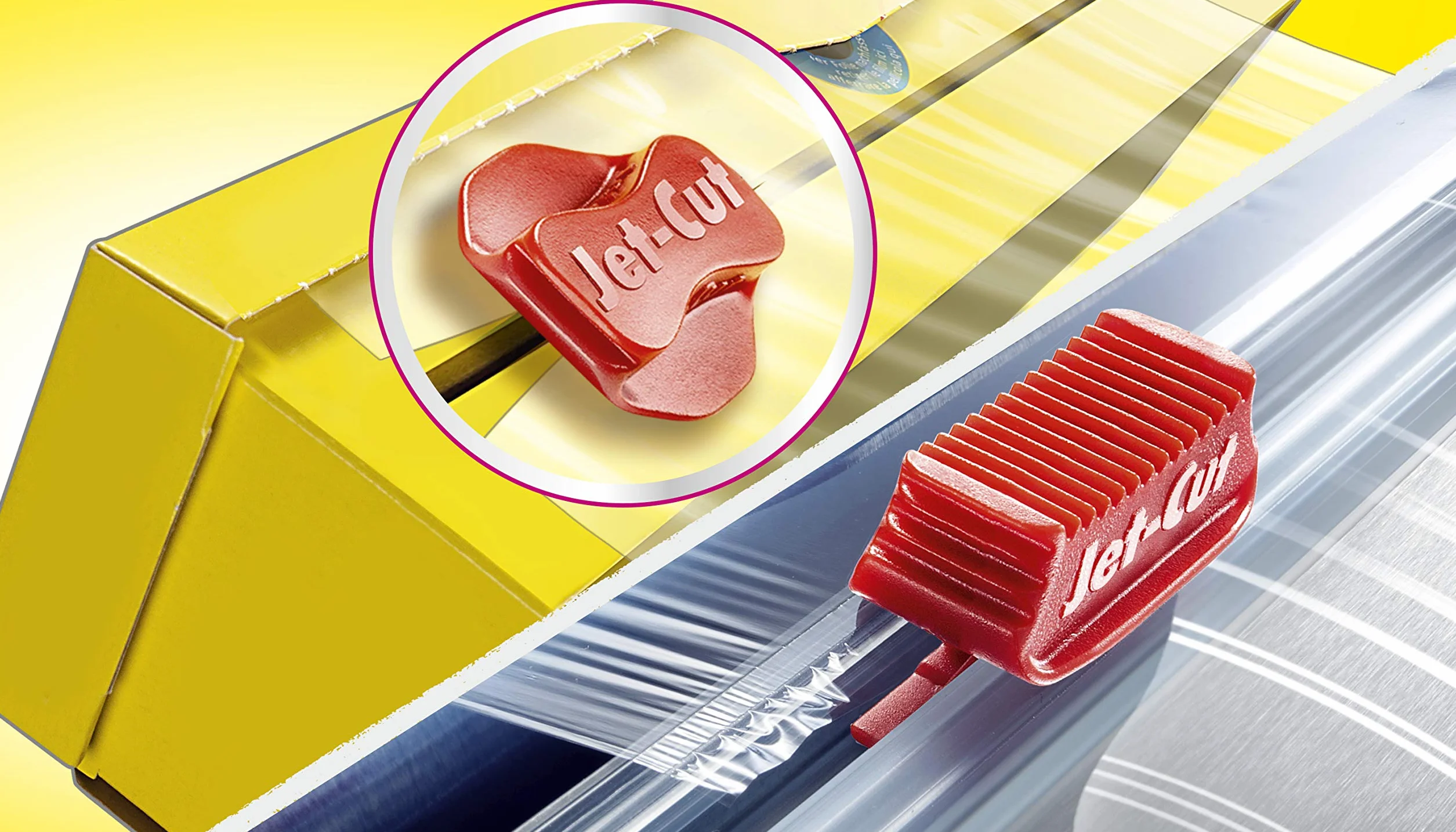 Pellicola per alimenti Jet-Cut da tagliare, gastronomia 30 cm x 300 m, PVC trasparente, 300 metro, 1