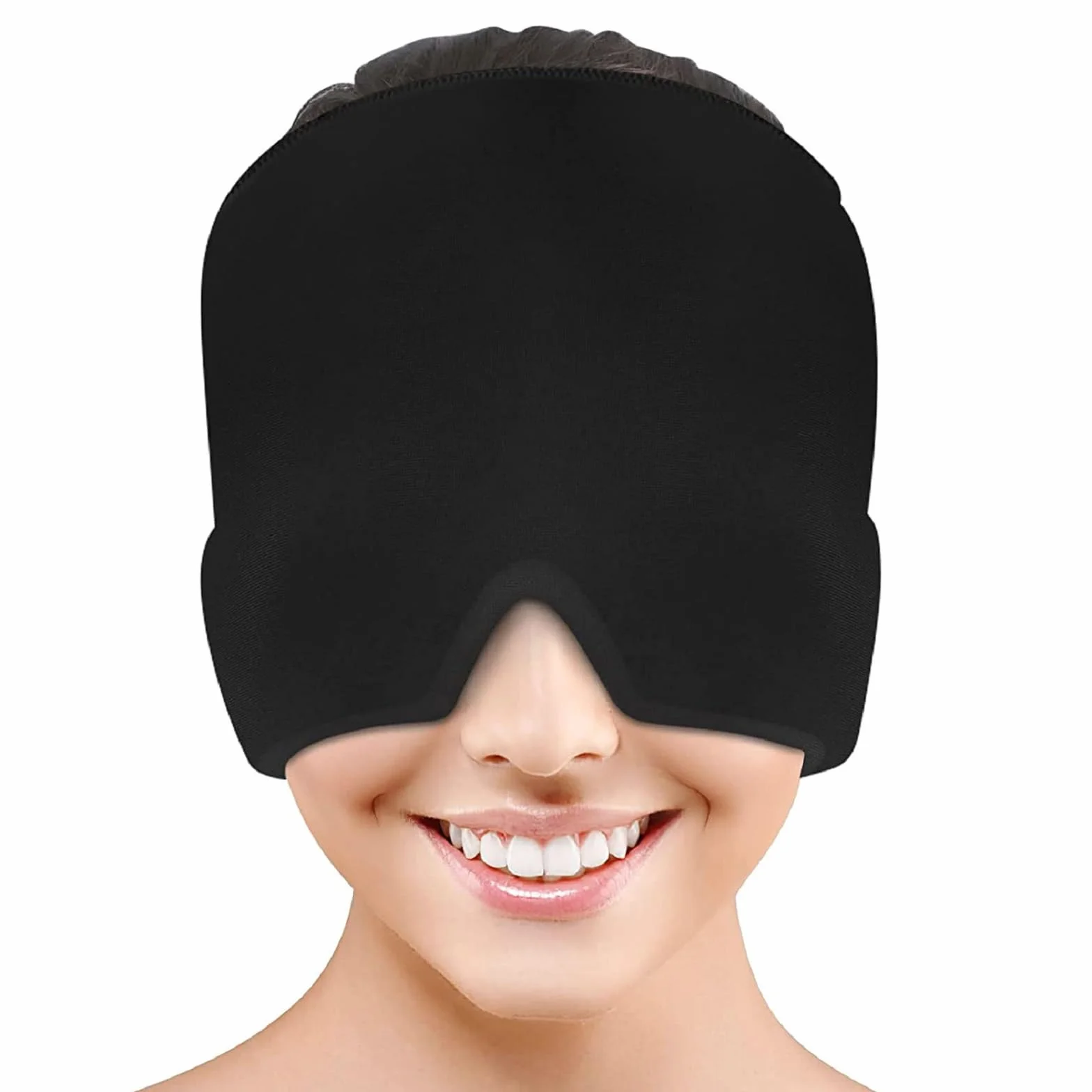 Maschera per l'Emicrania, Cappello Emicrania, Cappello Mal di Testa, Berretto per l'Emicrania Cuscinetto di Raffreddamento per Emicrania Cappello Mal di Testa Gel Ghiaccio