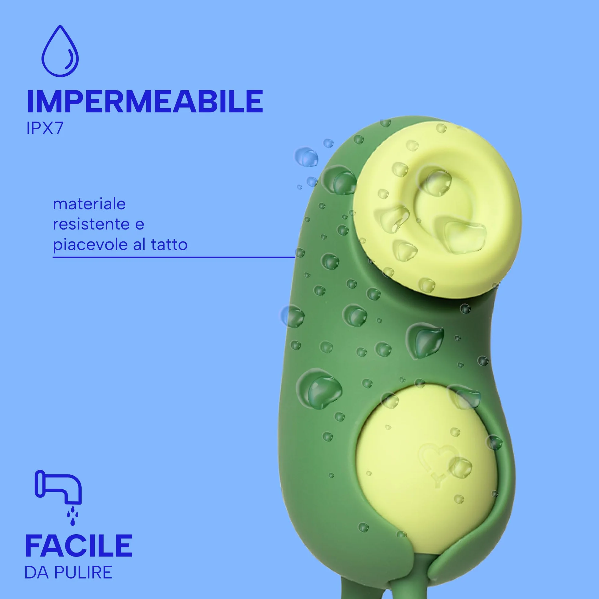 MySecretCase Vibratore per Donna Succhia Clitoride 9+9 Modalità IPX7 Silicone