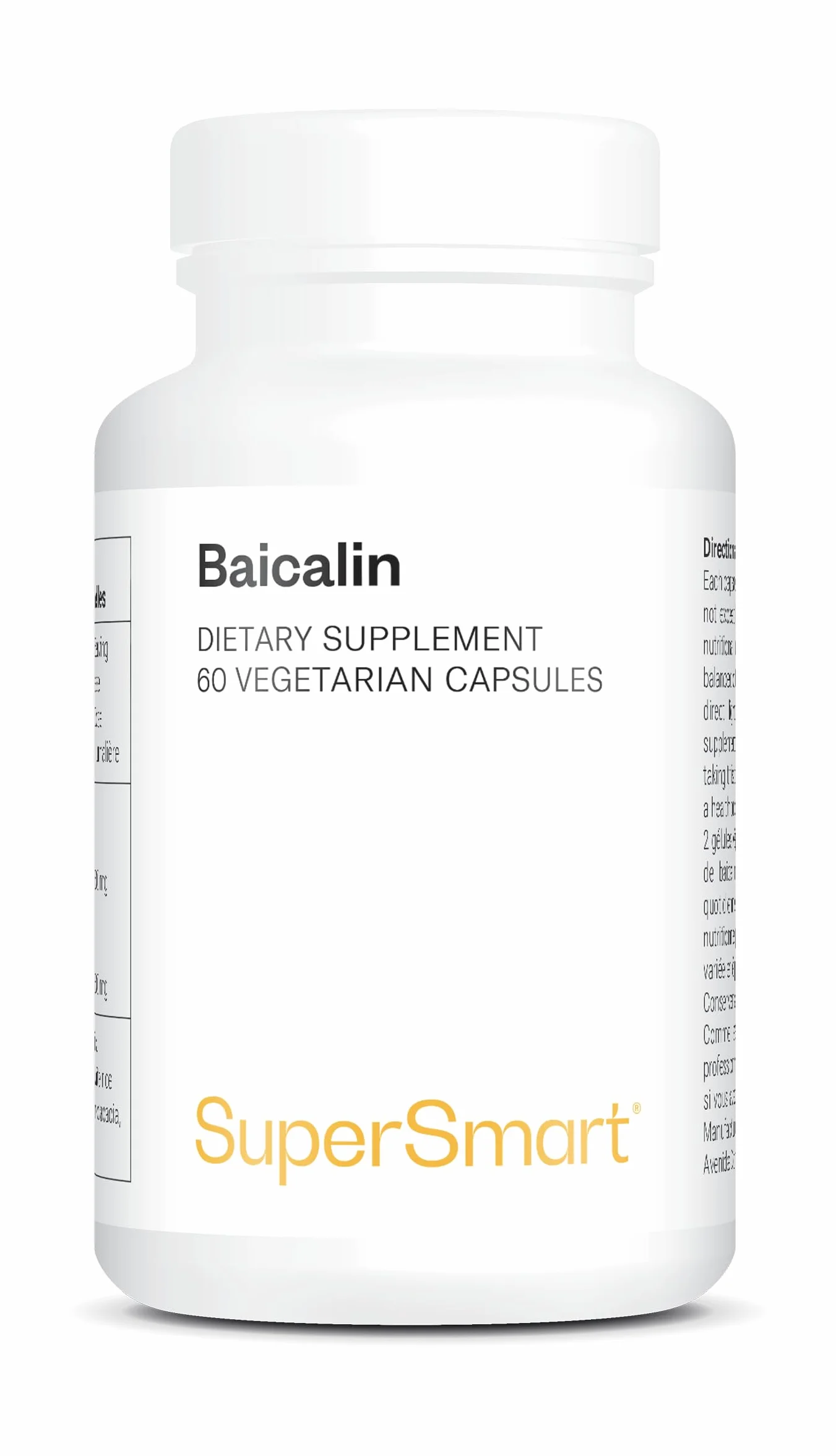 Supersmart Baicalin 500 mg integratore fegato disintossicante vegano