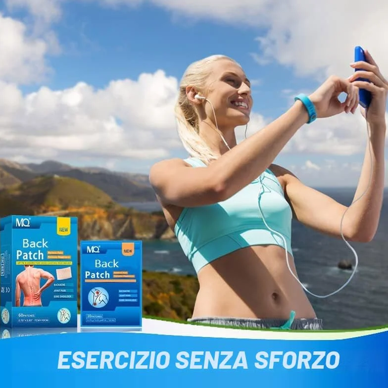 Cerotti Antidolorifici 60 Pezzi Collo Spalle Schiena Ginocchio Sollievo Lunga Durata
