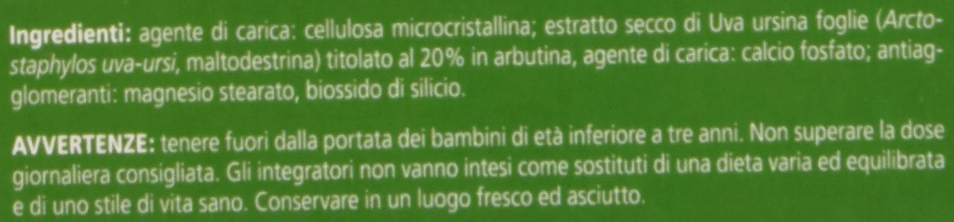 Pharmalife Research Uva Ursina 100% Integratore Alimentare 60 Compresse