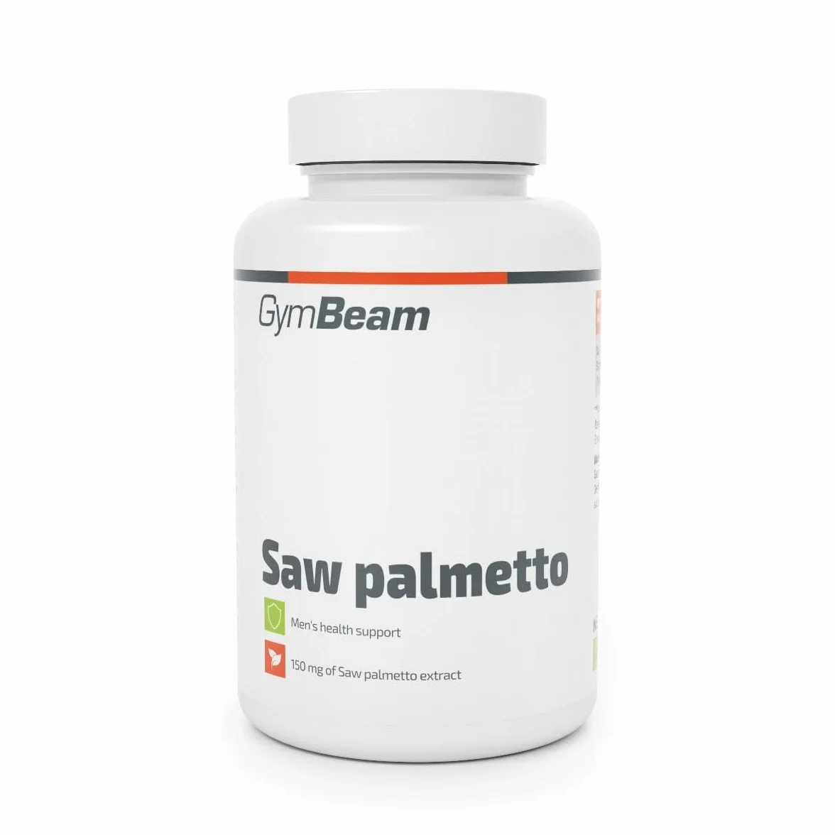 GymBeam Palmetto della Florida Capsule 150 mg - Estratto di Serenoa Repens - Integratore Vegano per il Benessere Maschile - 90 capsule