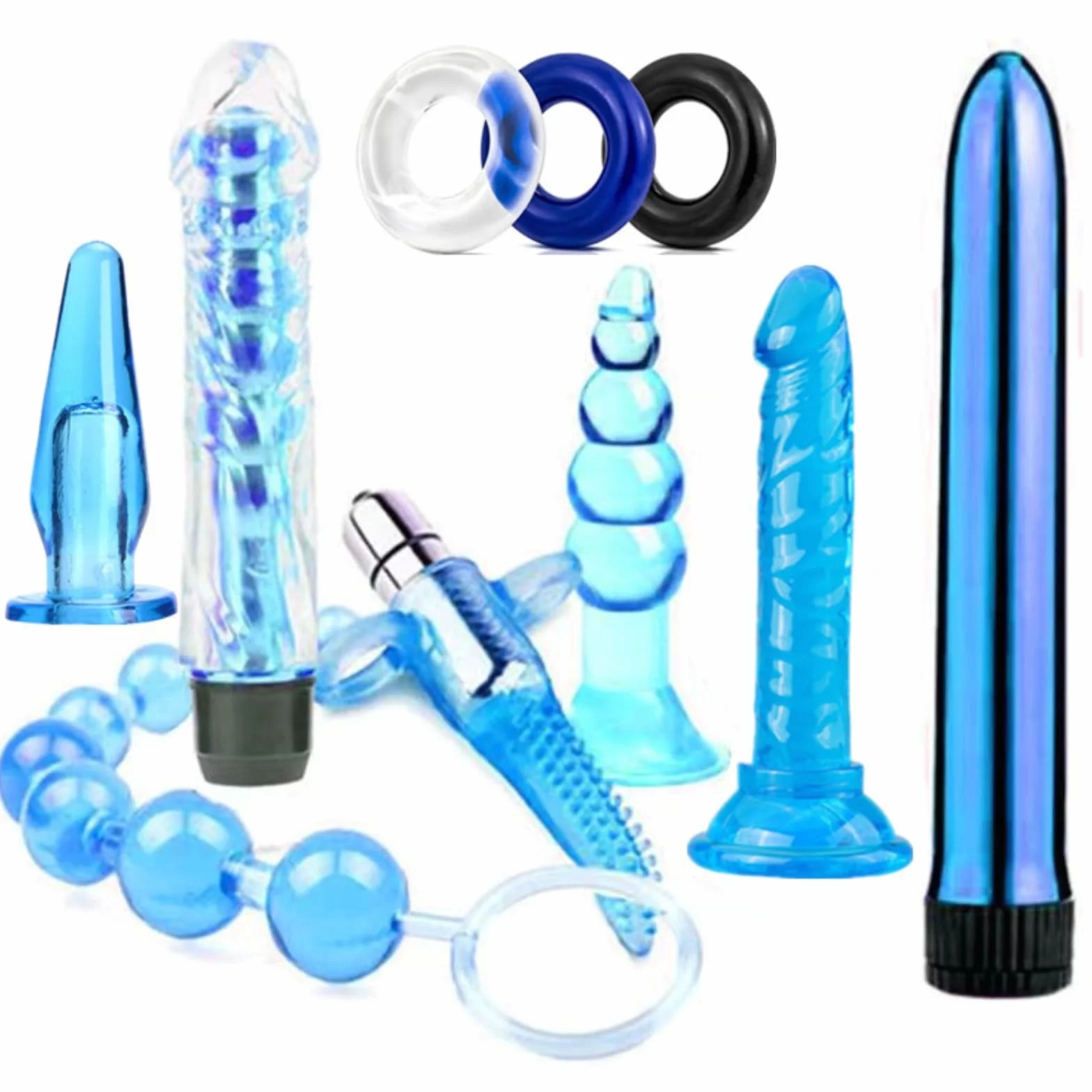 SexShop Hot Yoga Set Accessorio per Coppie Kit-K20 Blu Stile2
