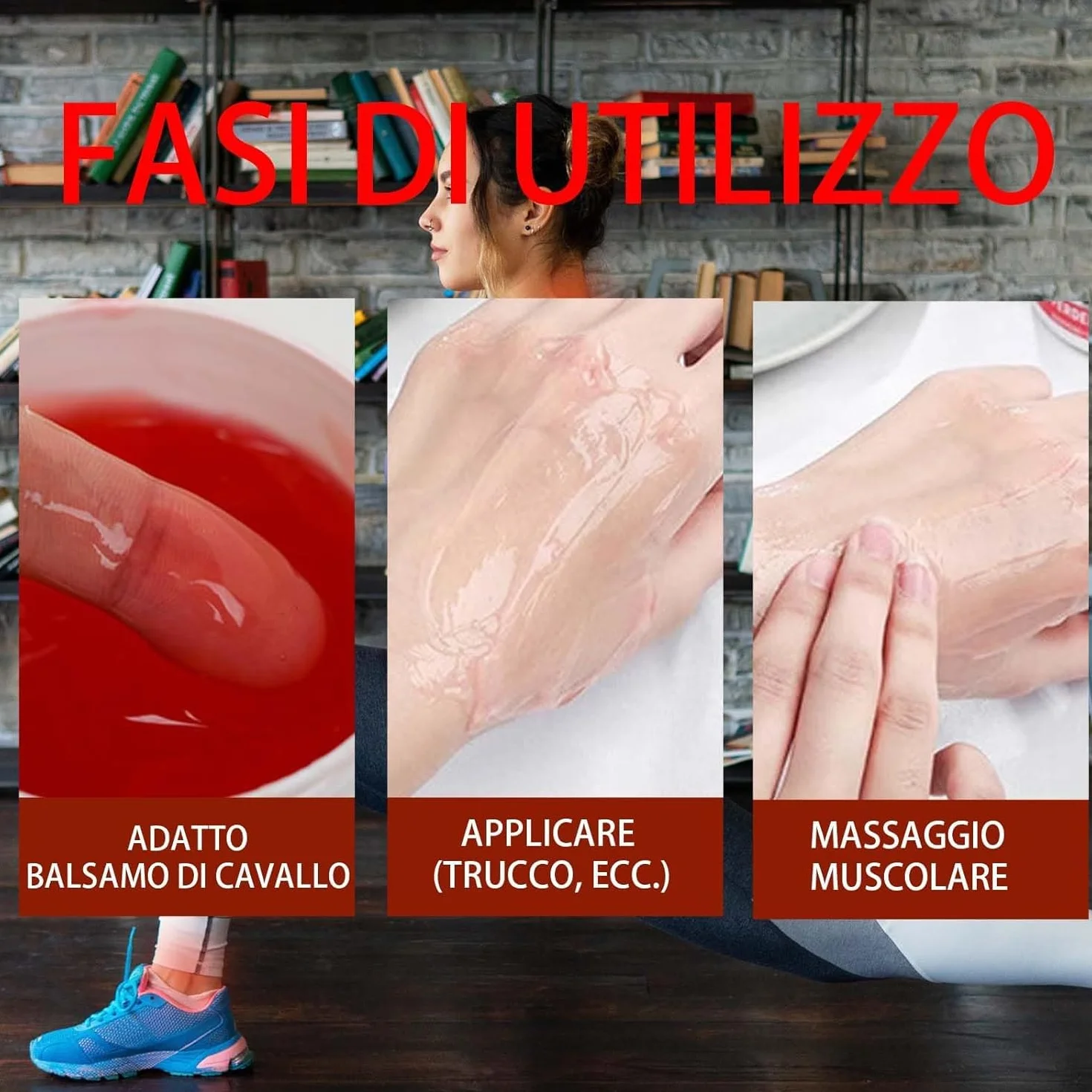 Naturus per Krauterhof Balsamo Riscaldante per Cavalli Extra Forte Gel all'Arnica 500ml