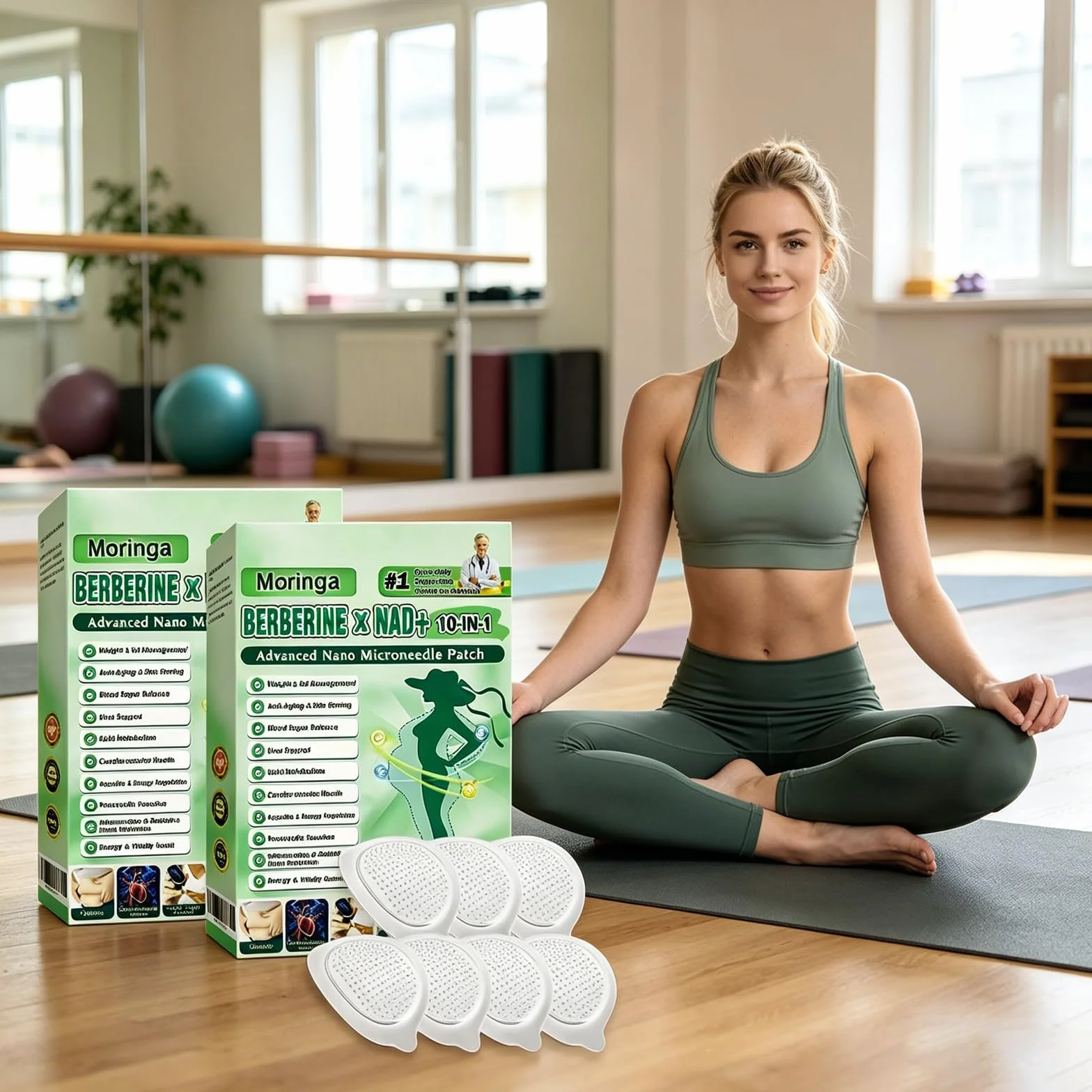 28 Pezzi 10-in-1 Cerotti Dimagranti Patch Moringa Berberina Cerotto Dimagrante Potente Cerotti Zero Pancia