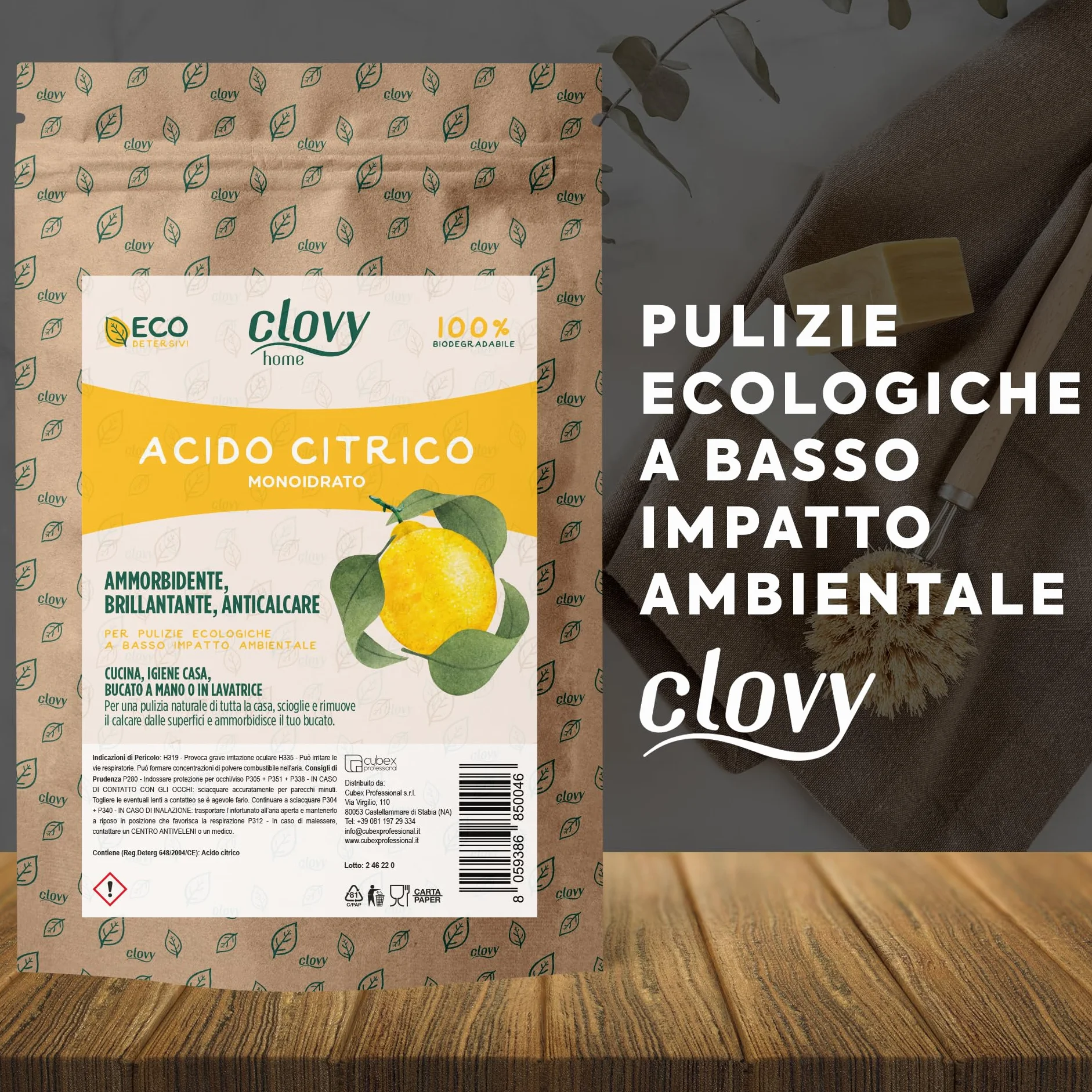 Acido Citrico 4,5 Kg 500 Lavaggi Ammorbidente Brillantante Anticalcare 100% Puro Monoidrato In Polvere Made In Italy