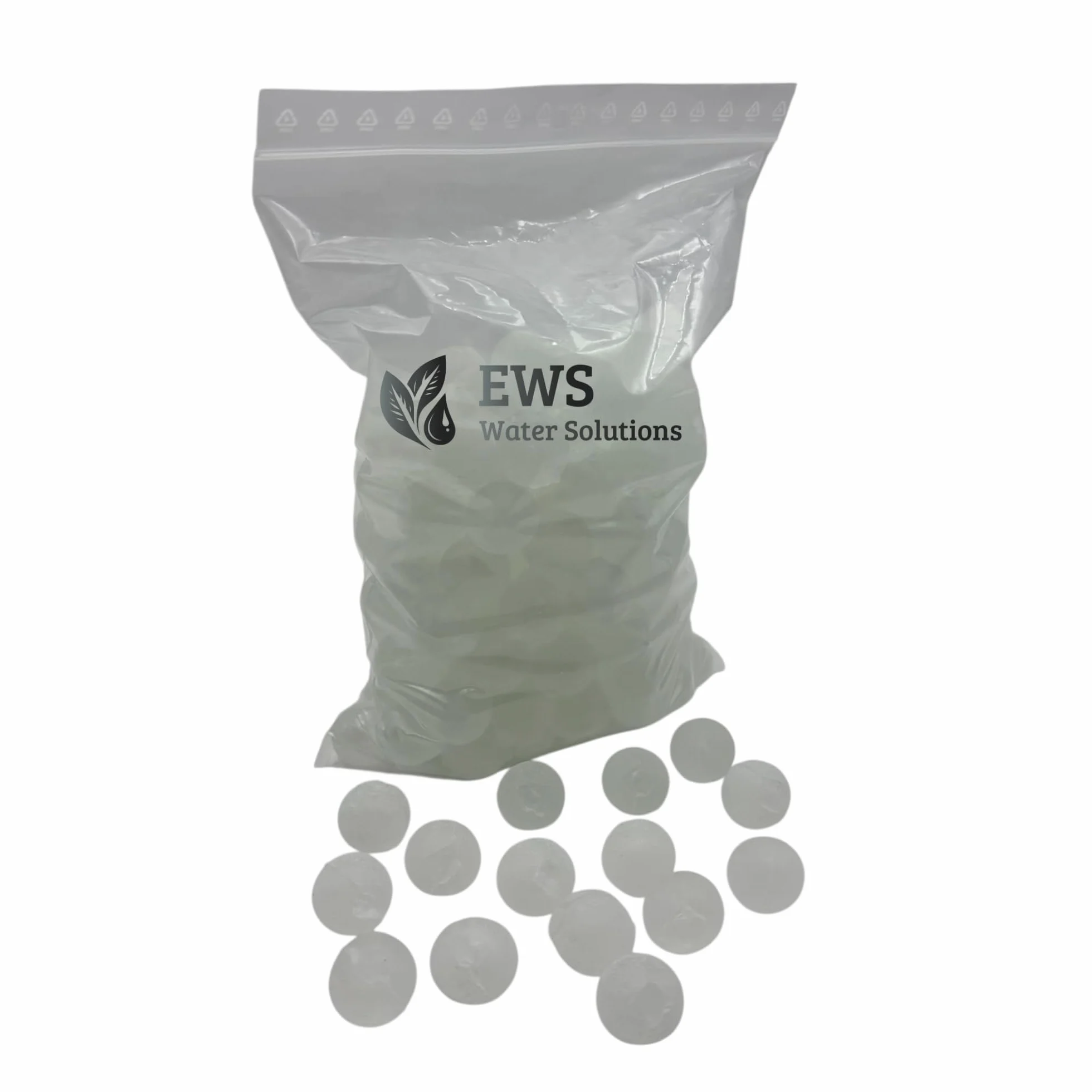Polifosfato a Sfere Siliphos 1 Kg Diametro 2 cm Anticalcare Anticorrosivo per Lavatrice Lavastoviglie