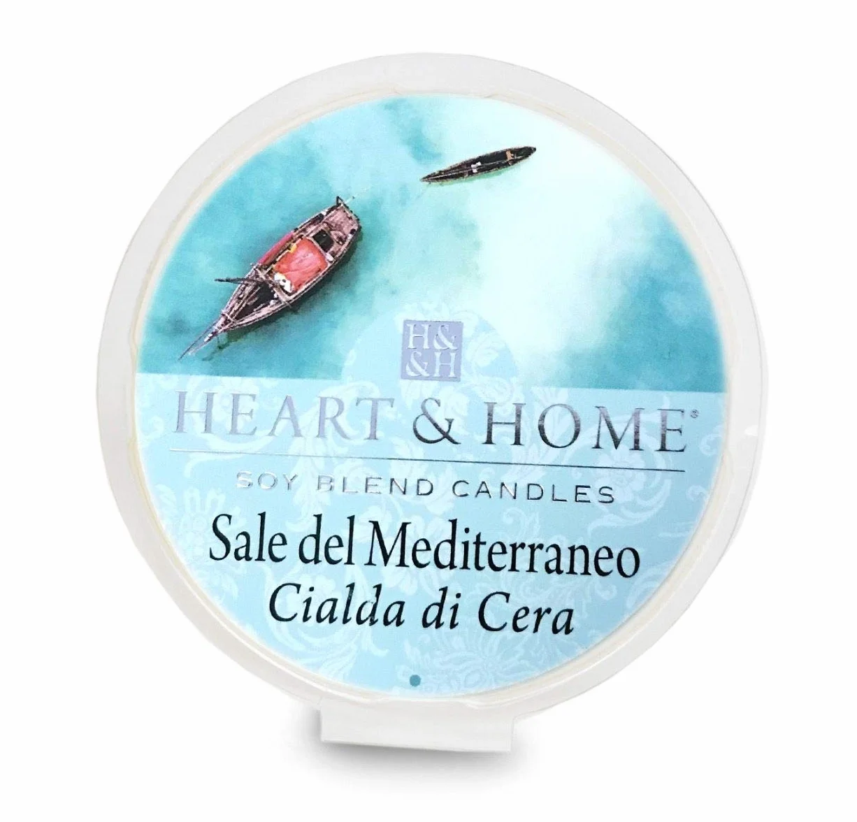Heart & Home Cialda in Cera “Sale del Mediterraneo” profumata da scogliere nel bruciatore