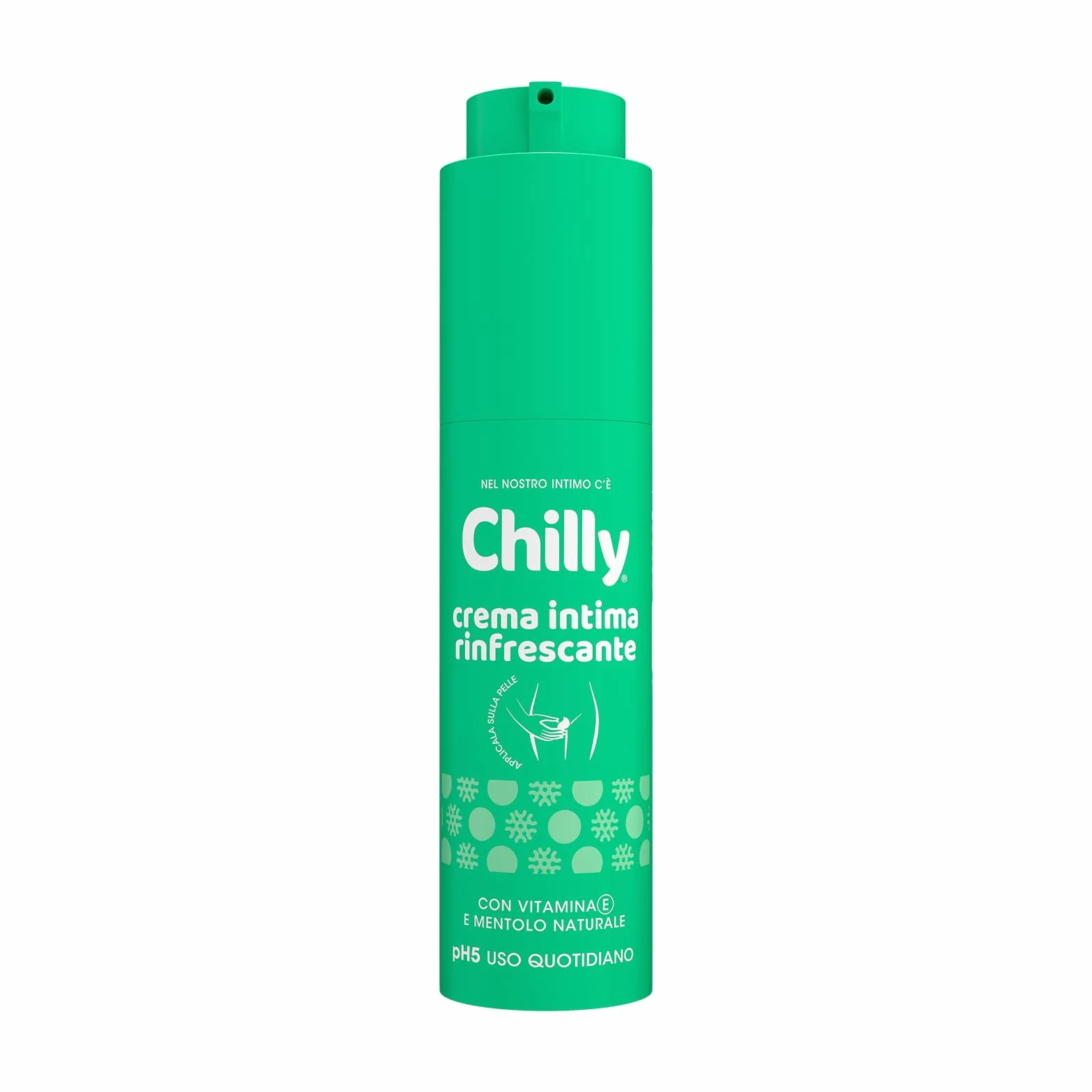 Chilly Crema Intima Rinfrescante con Vitamina E e Mentolo Naturale pH 5 50 ml