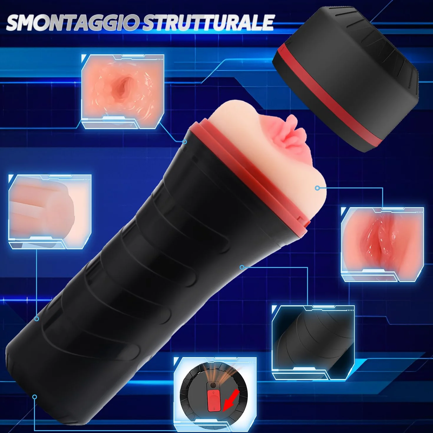 Masturvatore Per Uomo Realistico con Aspirazione Sex Toys Masturbtore Per Pene Sexytoysys Coppia Masturbatore Masturbatori Uomo Per Uomini Masturbazione Maschile Sexyshop Per Lui e Lei