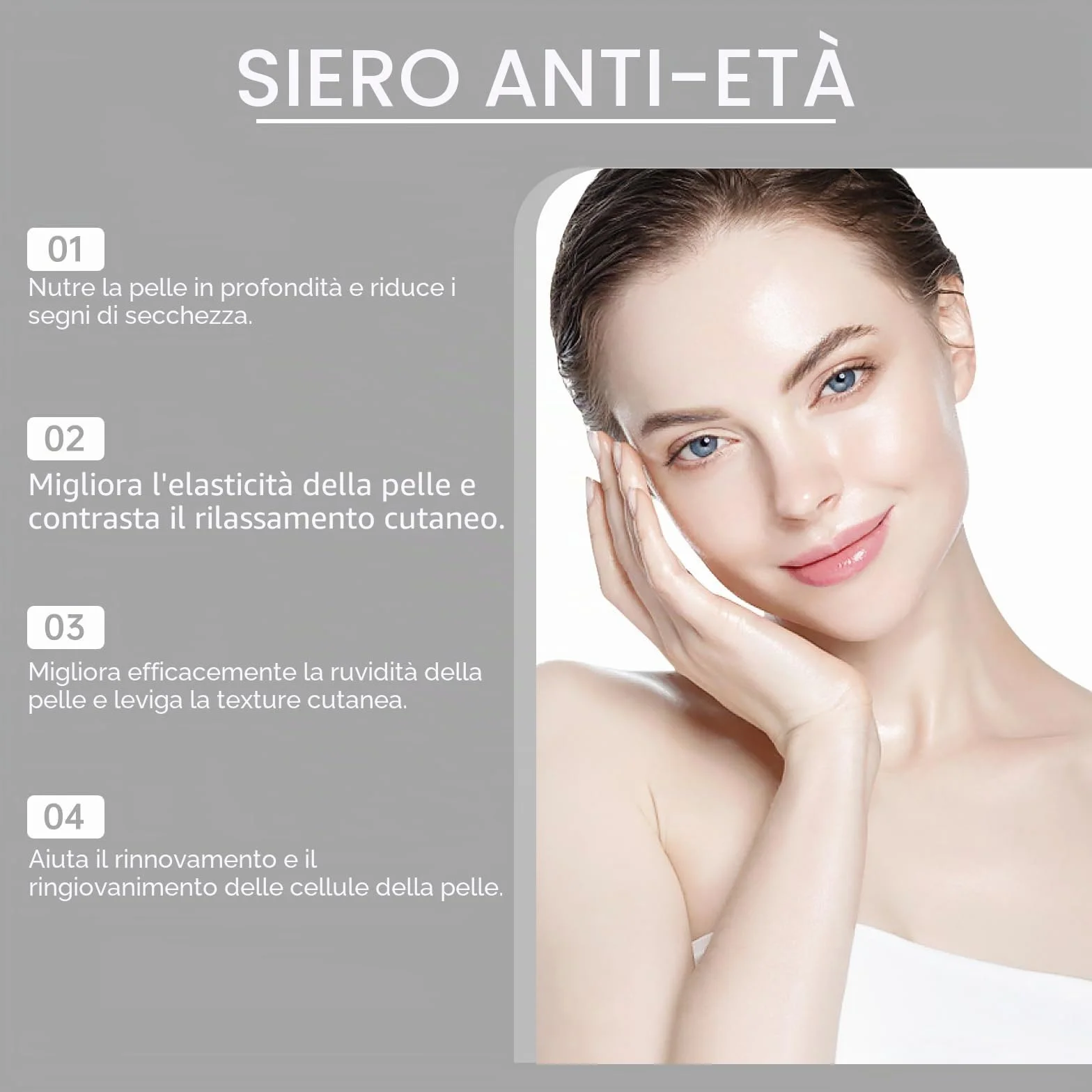 Sistema di Microinfusione Viso e Labbra con Acido Ialuronico Intensivo, Idratante e Antirughe