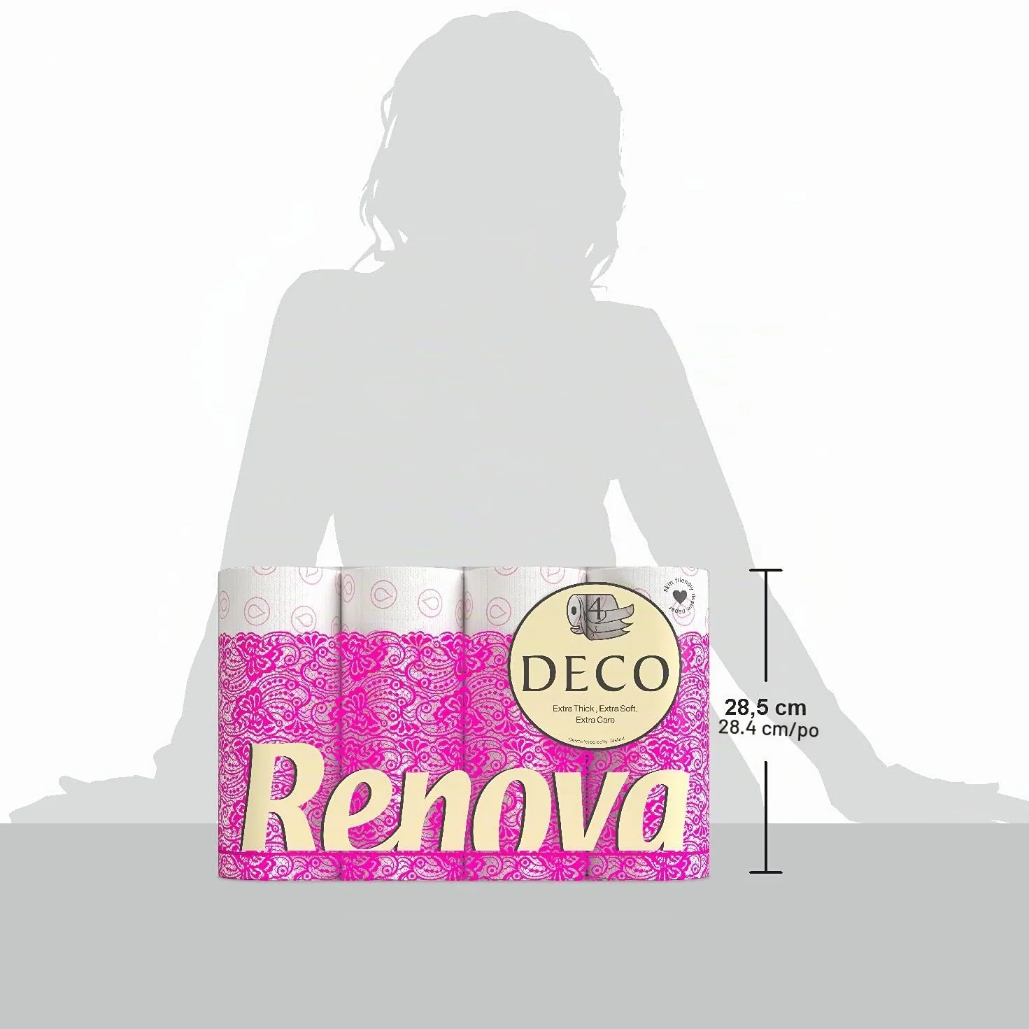 Renova Deco Carta Igienica 12 Rotoli Bianco 16.1 m