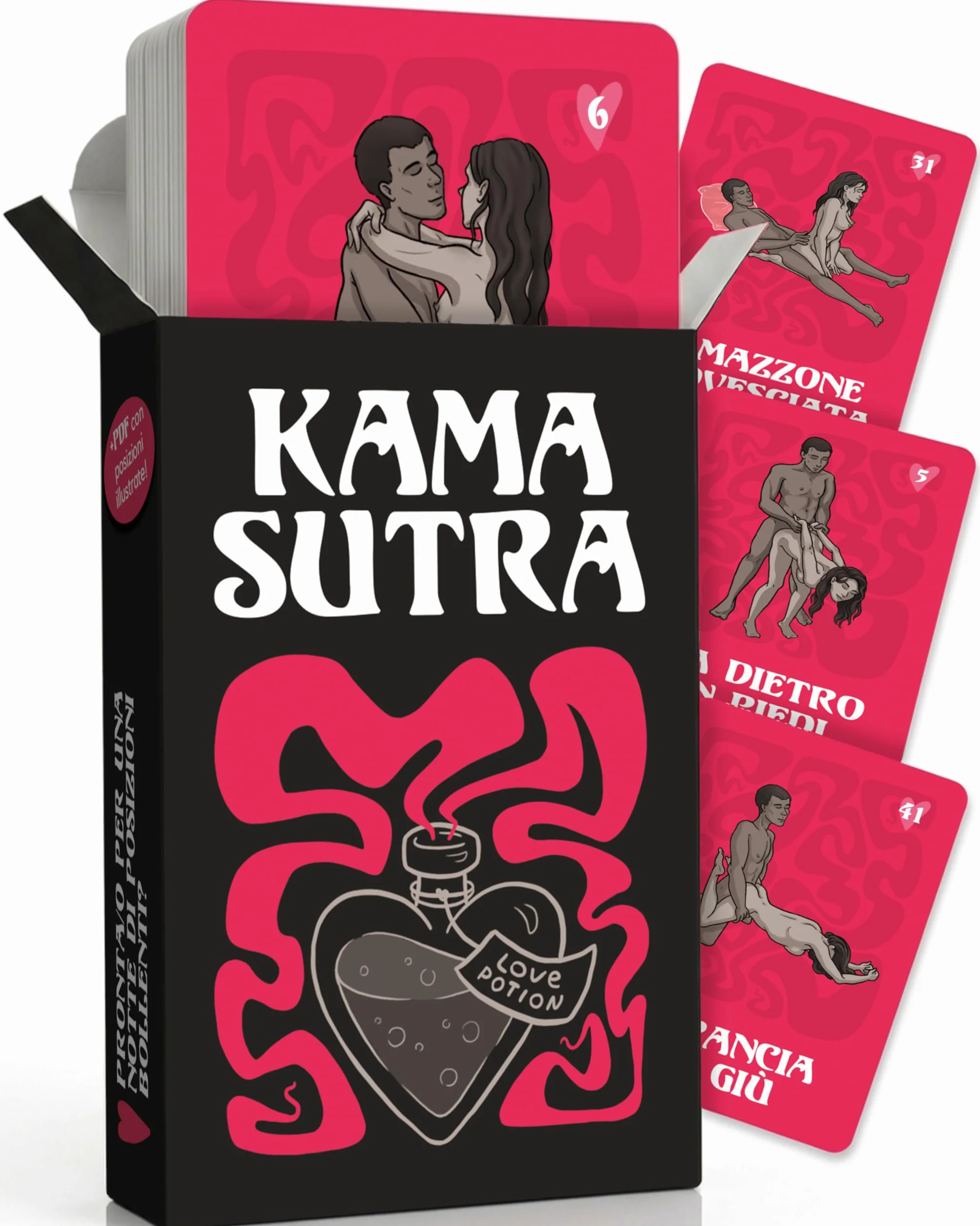 Kamasutra - Giochi Erotiici Coppie, Giochi Erotici Sessuali Hot Per Coppie, Regalo Coppia, Giochi Da Tavolo Sexy, Gioco Erotico Sessuale Hard, Carte Per Adulti Da Letto Hot, Sesso Sex Toys Intimi