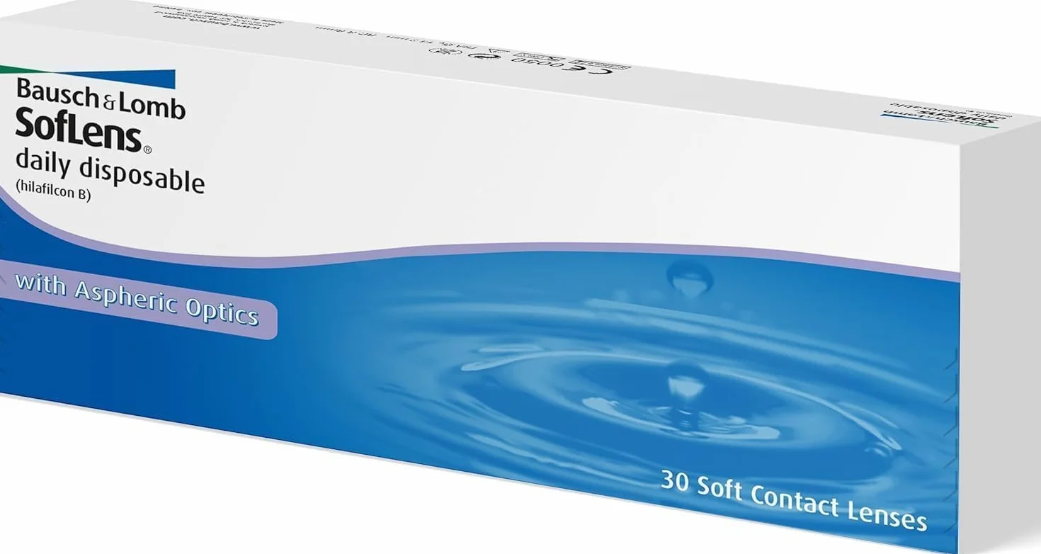 SofLens Daily Disposable Lenti a Contatto Giornaliere Correttive, 30 Lenti, BC 8.6 mm, DIA 14.2 mm, +1.25 Diopt