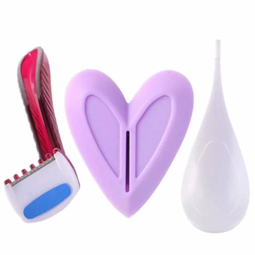 Stencil Rasatura a Forma di Cuore per Bikini Donna Sexy Femminile Strumento Modellatura
