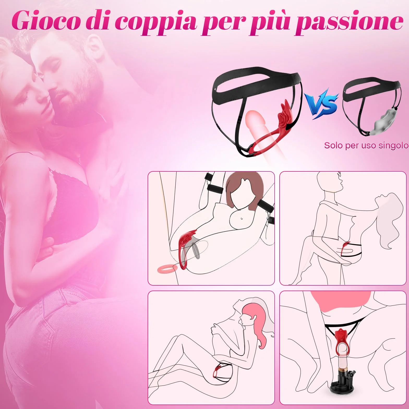 AI Sync Sexytoysys Coppia Vibratore Con APP Sex Toys, 9 Modalità Vibrazione Vibratoreper Donna Professionale Piccolo, Indossabile Stimolazione Clitoride Sex Toy Giocattoli per Morsetti Capezzoli