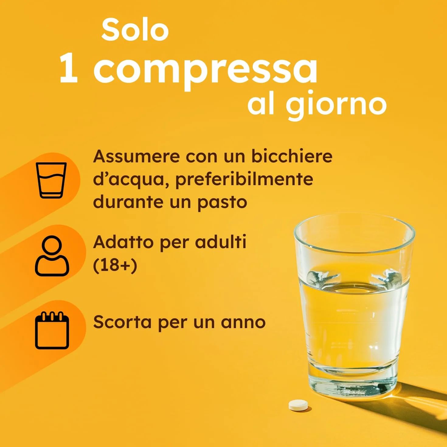 Supradyn Expert Vitamina D3 2000 UI (50 μg) - 365 compresse per 1 anno - Integratore di vitamina D ad alto dosaggio - Supporto per ossa, muscoli, denti e sistema immunitario - Vegetariano