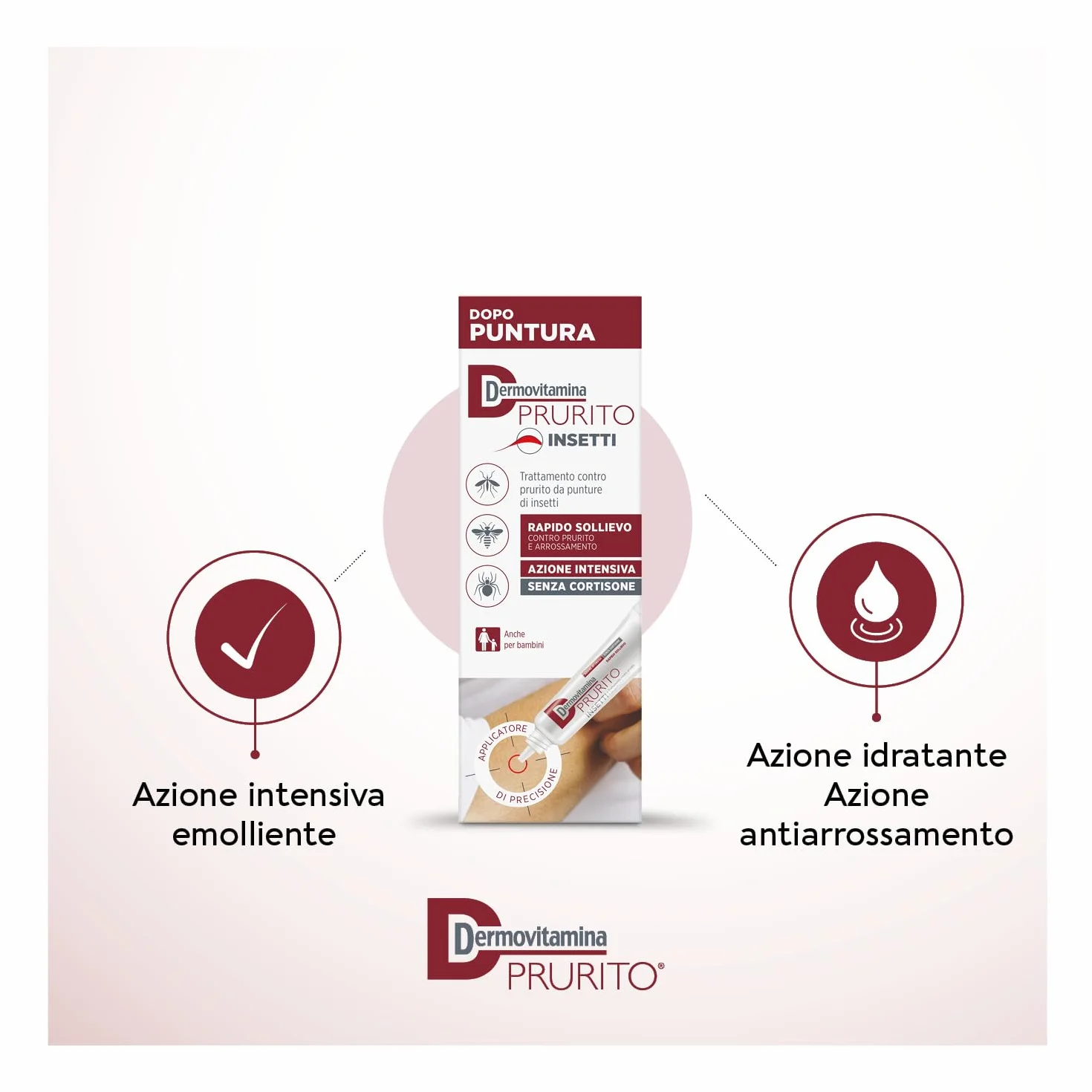 Dermovitamina Prurito Insetti Trattamento contro Prurito da Punture 15ml