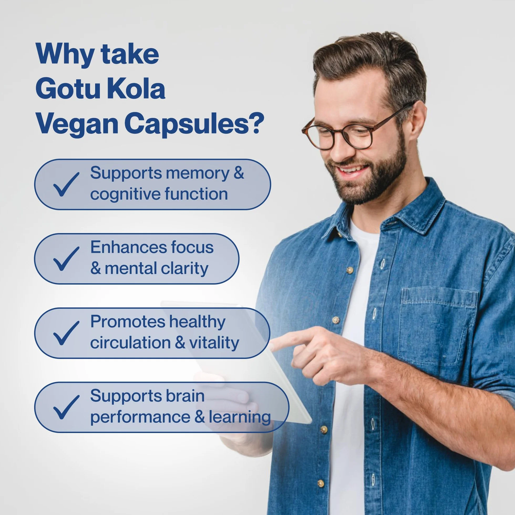 Hepatica Gotu Kola 5.000 mg Estratto 20:1 250 mg Triterpeni 20% 90 Capsule Vegane GMP