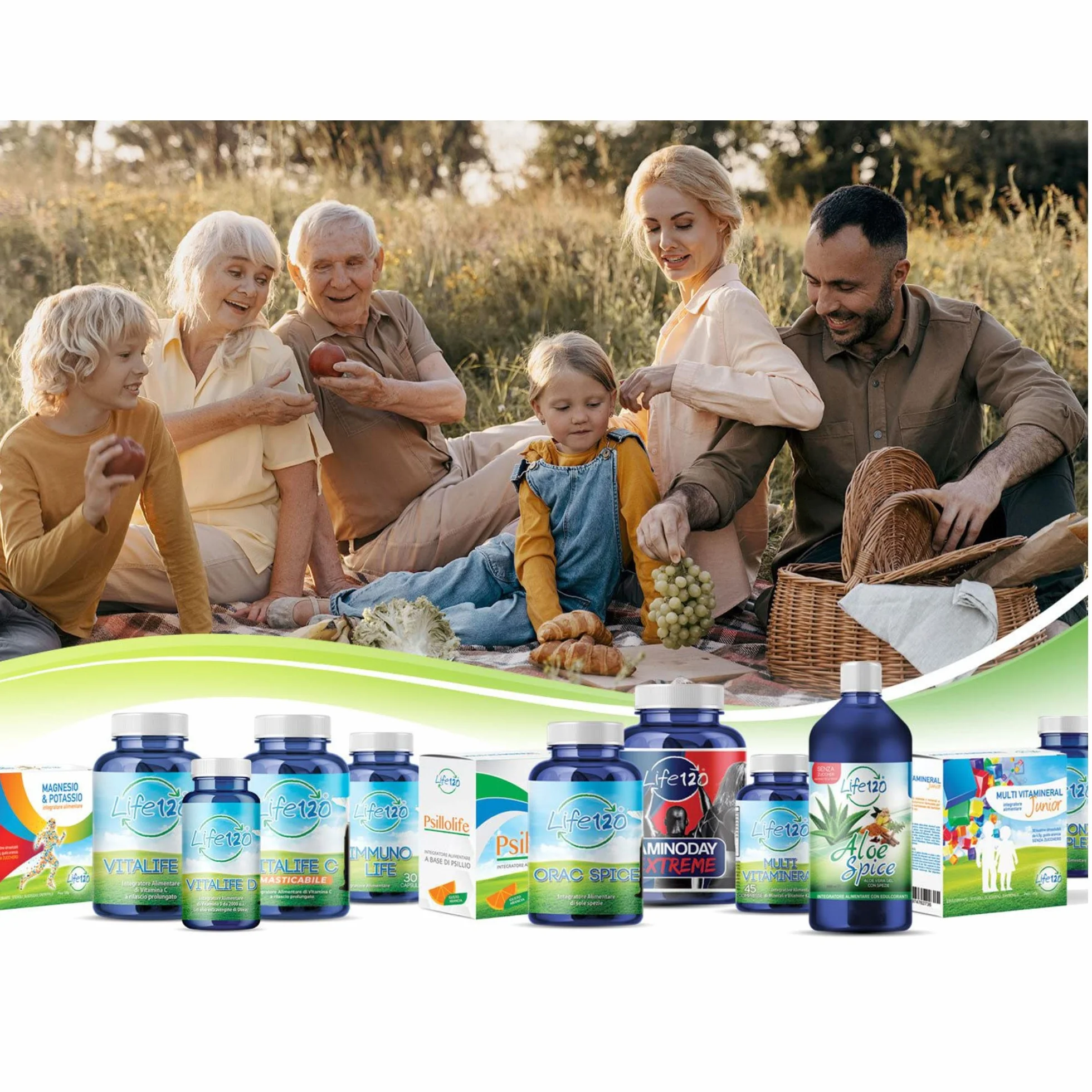 Life120 Aminoday 90 compresse Integratore alimentare aminoacidi Acido Alfa Lipoico