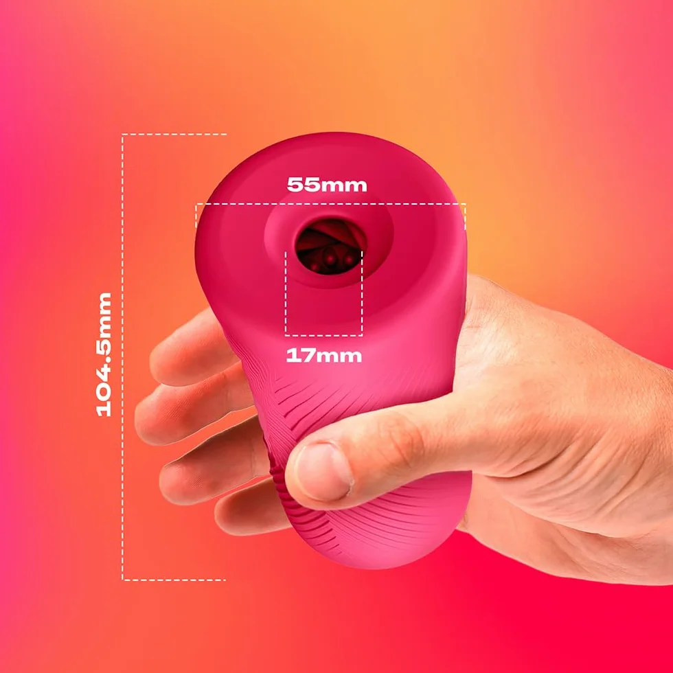 Durex Masturbatore Uomo, Sex Toy in Silicone Morbido con Nervature, Flessibile e Waterproof, Facile da Pulire